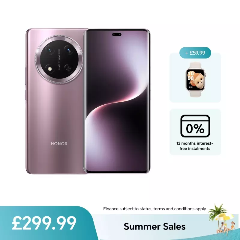 HONOR Magic7 Lite 8GB+512GB Titanium Purple Dual Card-New Feature Demo