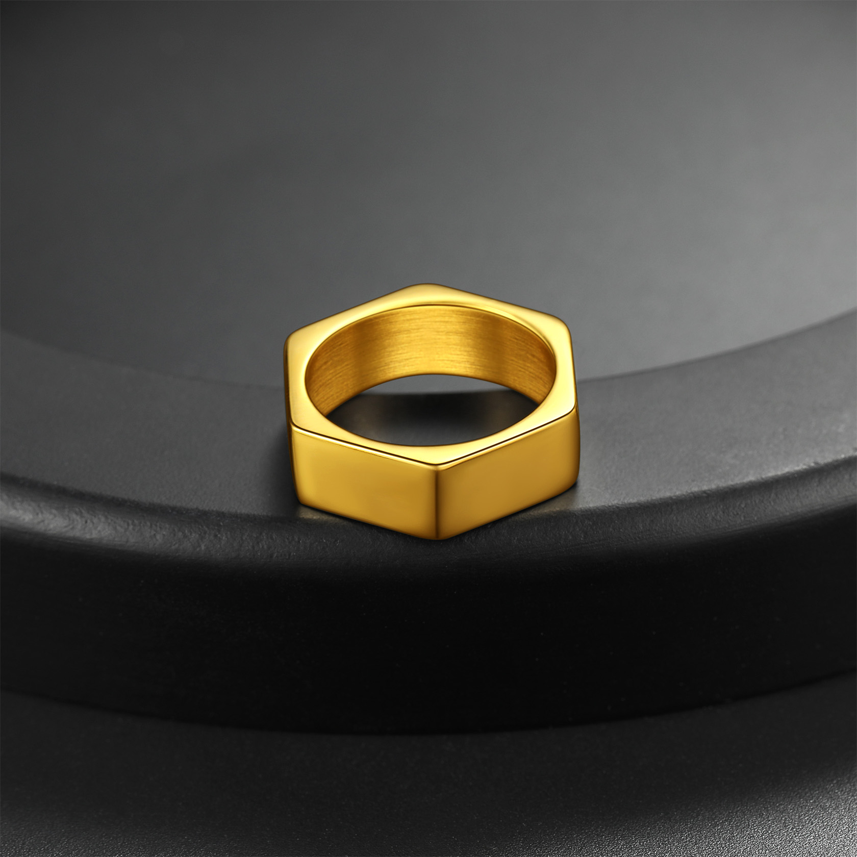 Punk Simple Ring Bands