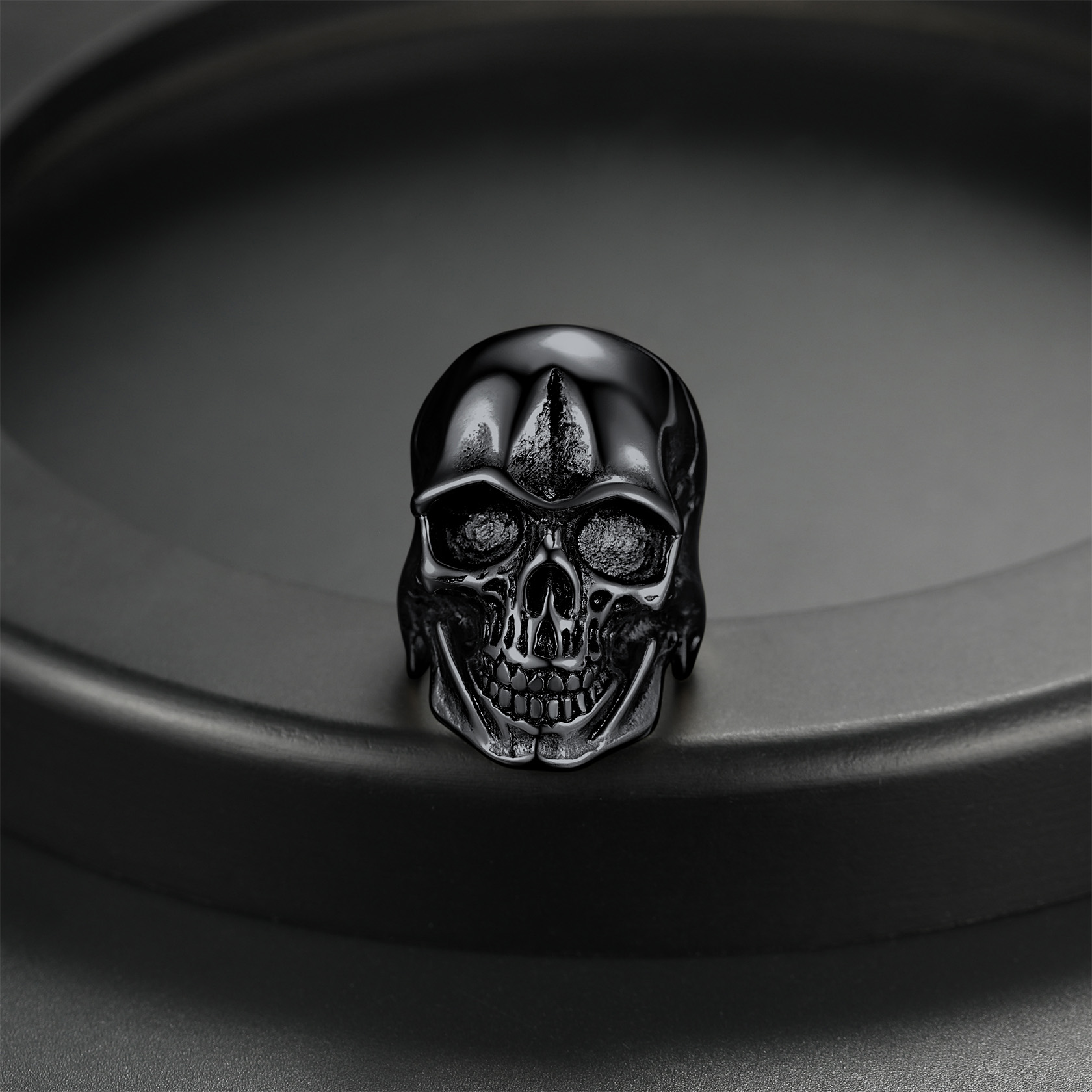 Stainless Steel Skeleton Head Rings