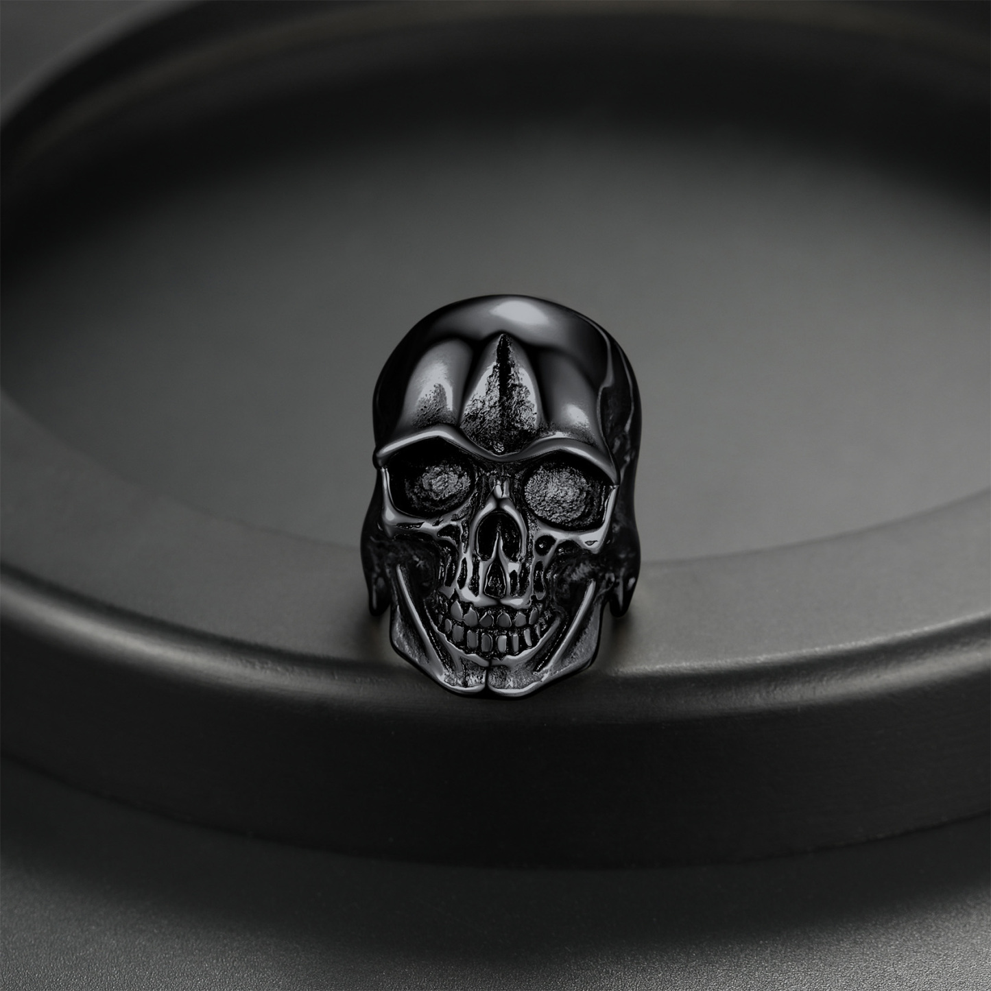 Stainless Steel Skeleton Head Rings