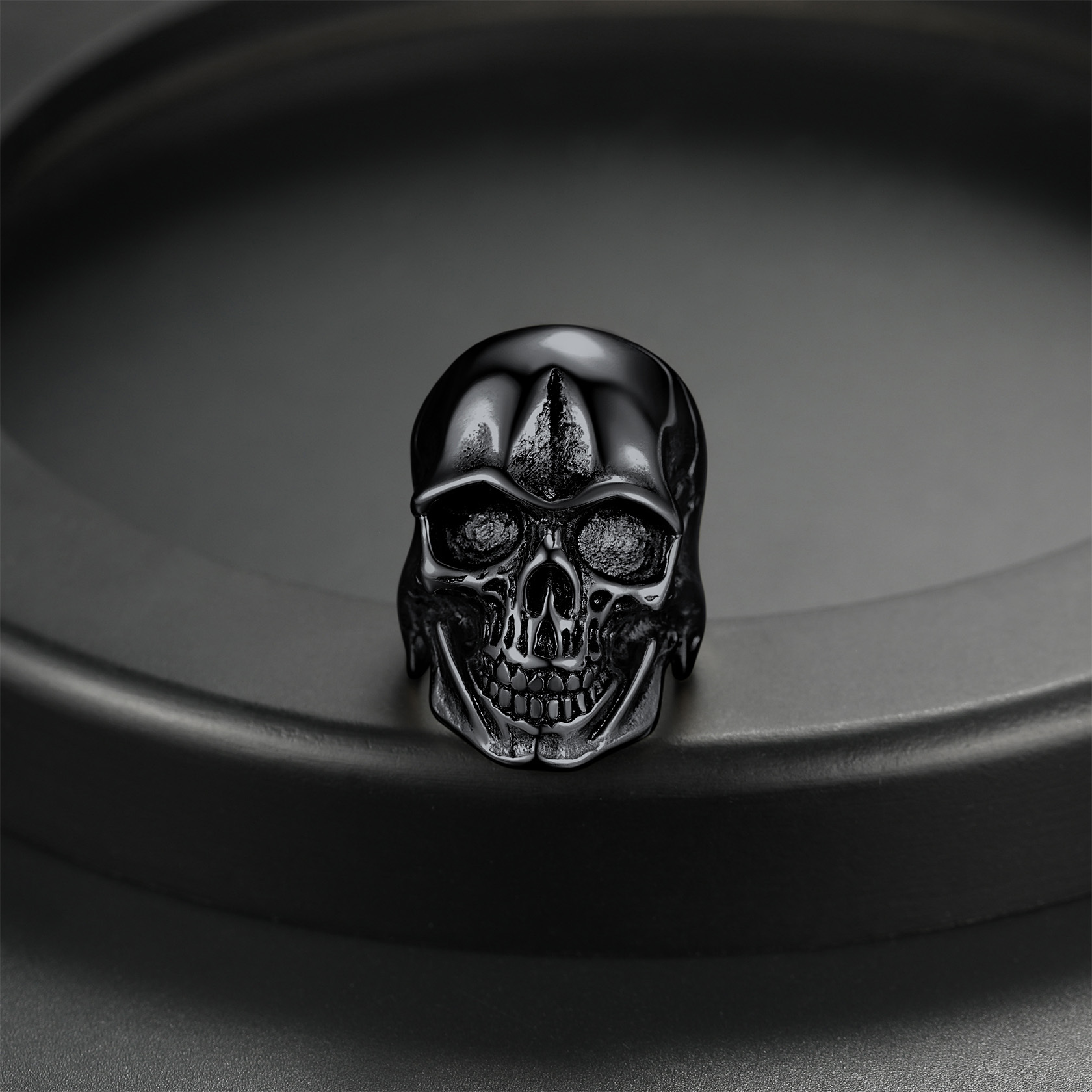 Stainless Steel Skeleton Head Rings