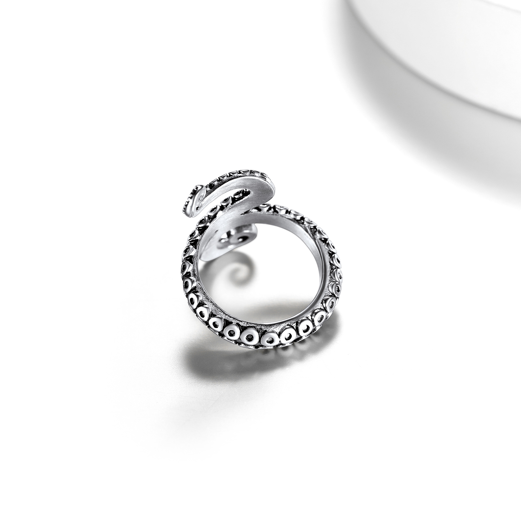 Stainless Steel Octopus Ring