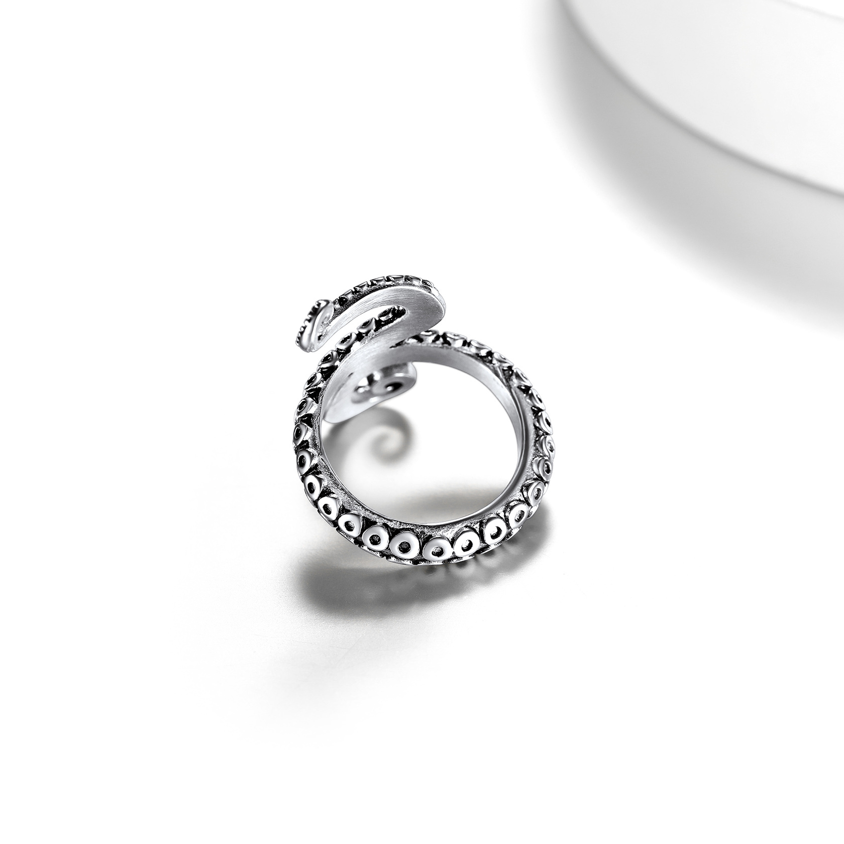 Stainless Steel Octopus Ring