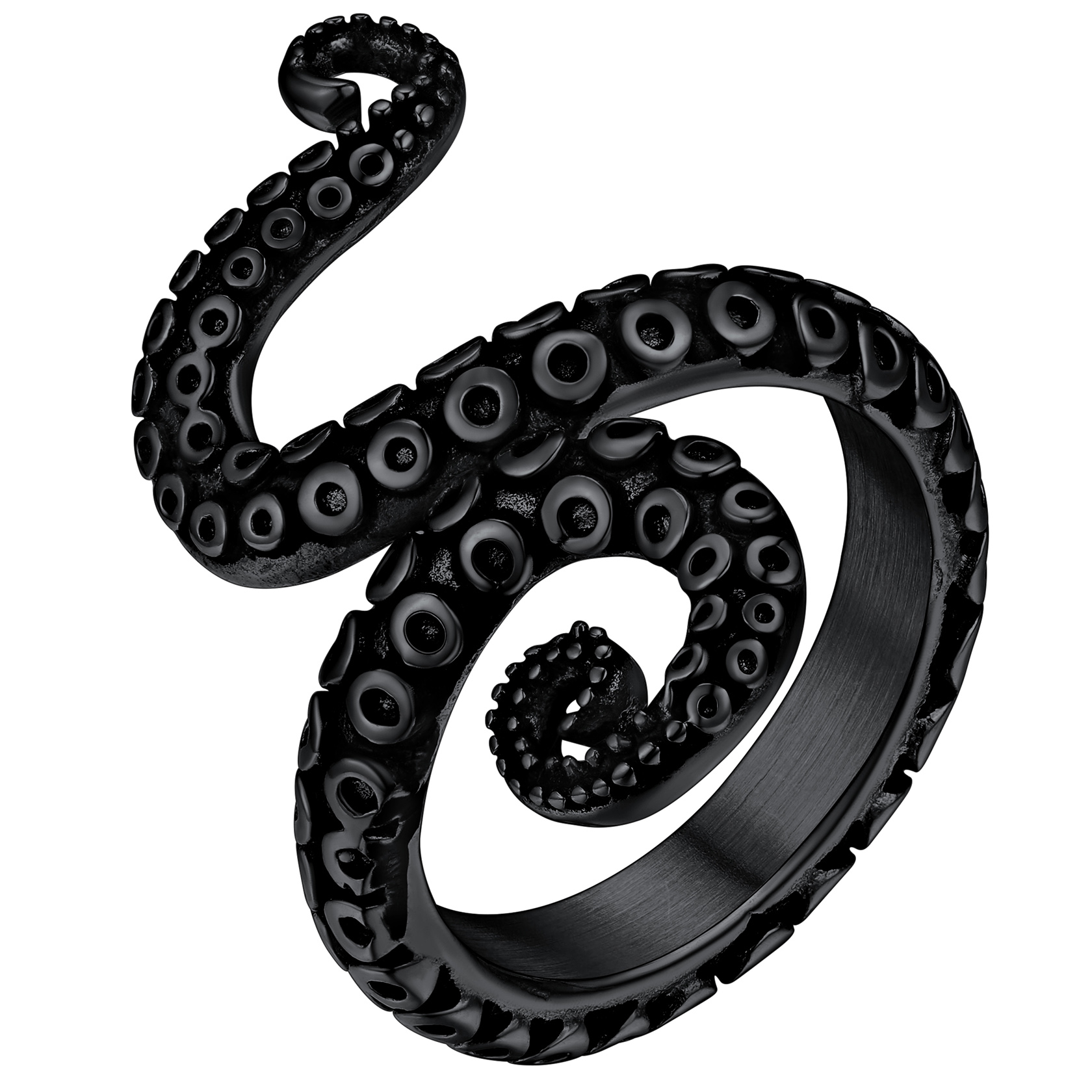 Stainless Steel Octopus Ring
