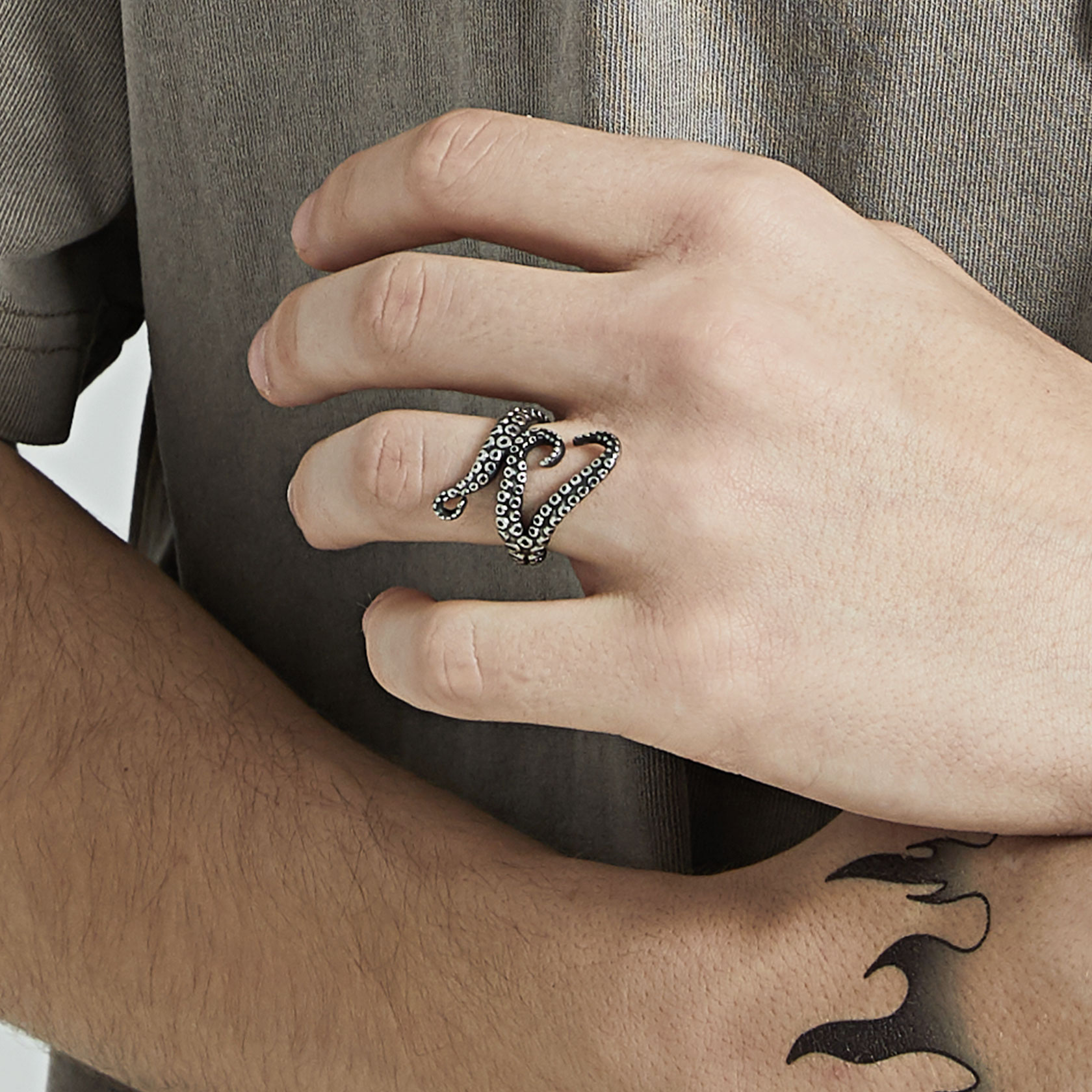 Three-Tentacle Octopus Ring