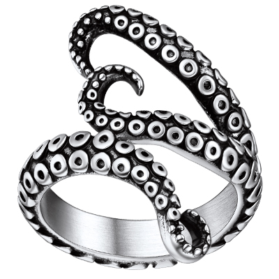Three-Tentacle Octopus Ring