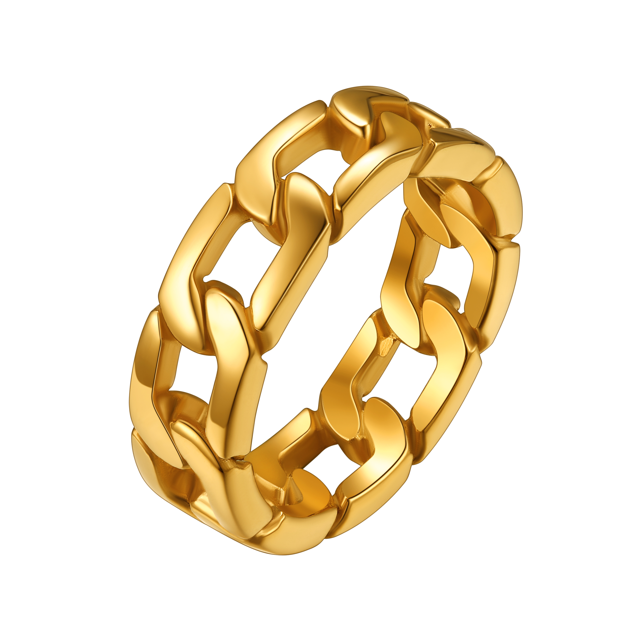 Stainless steel link ring