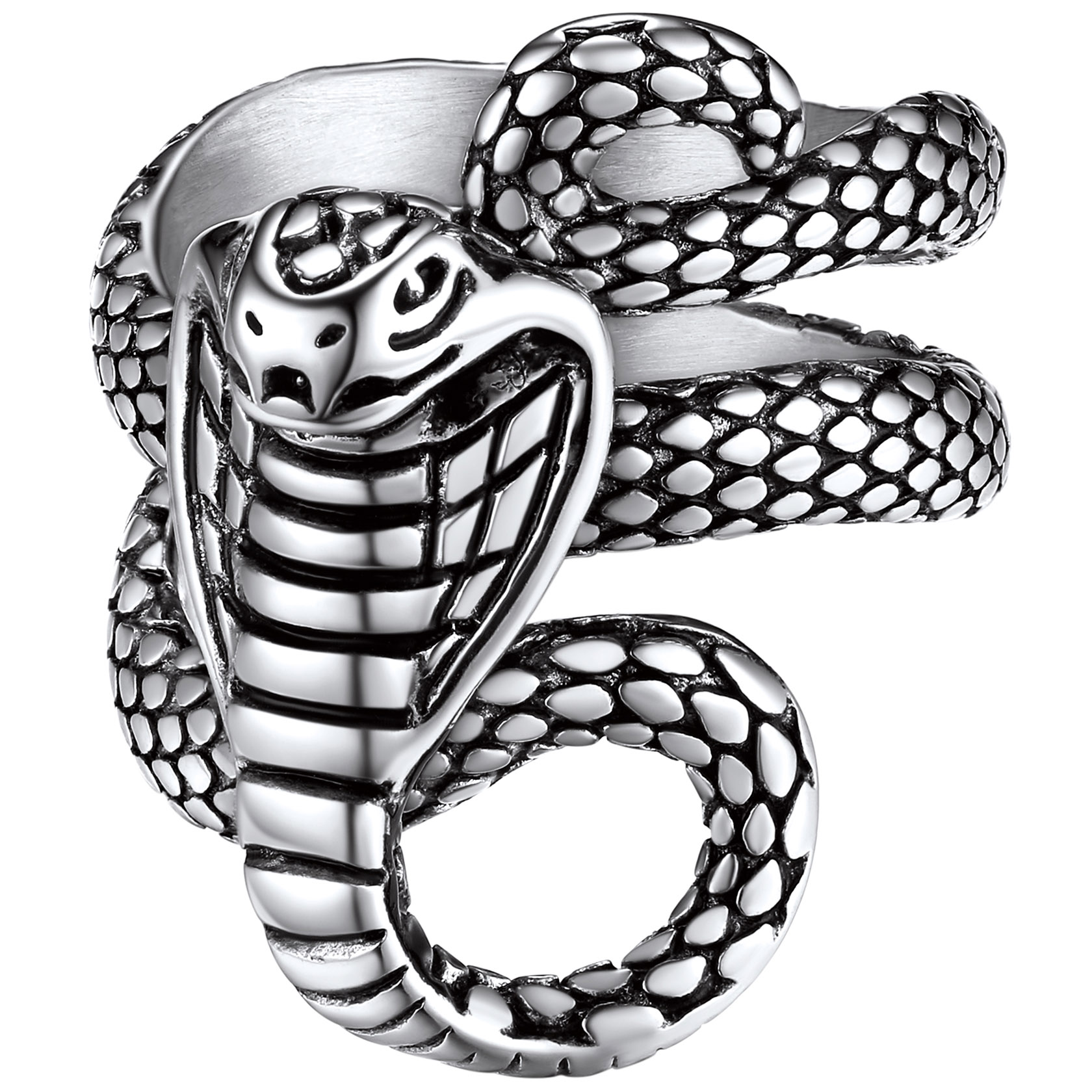 Goth Snake Ring Size 8