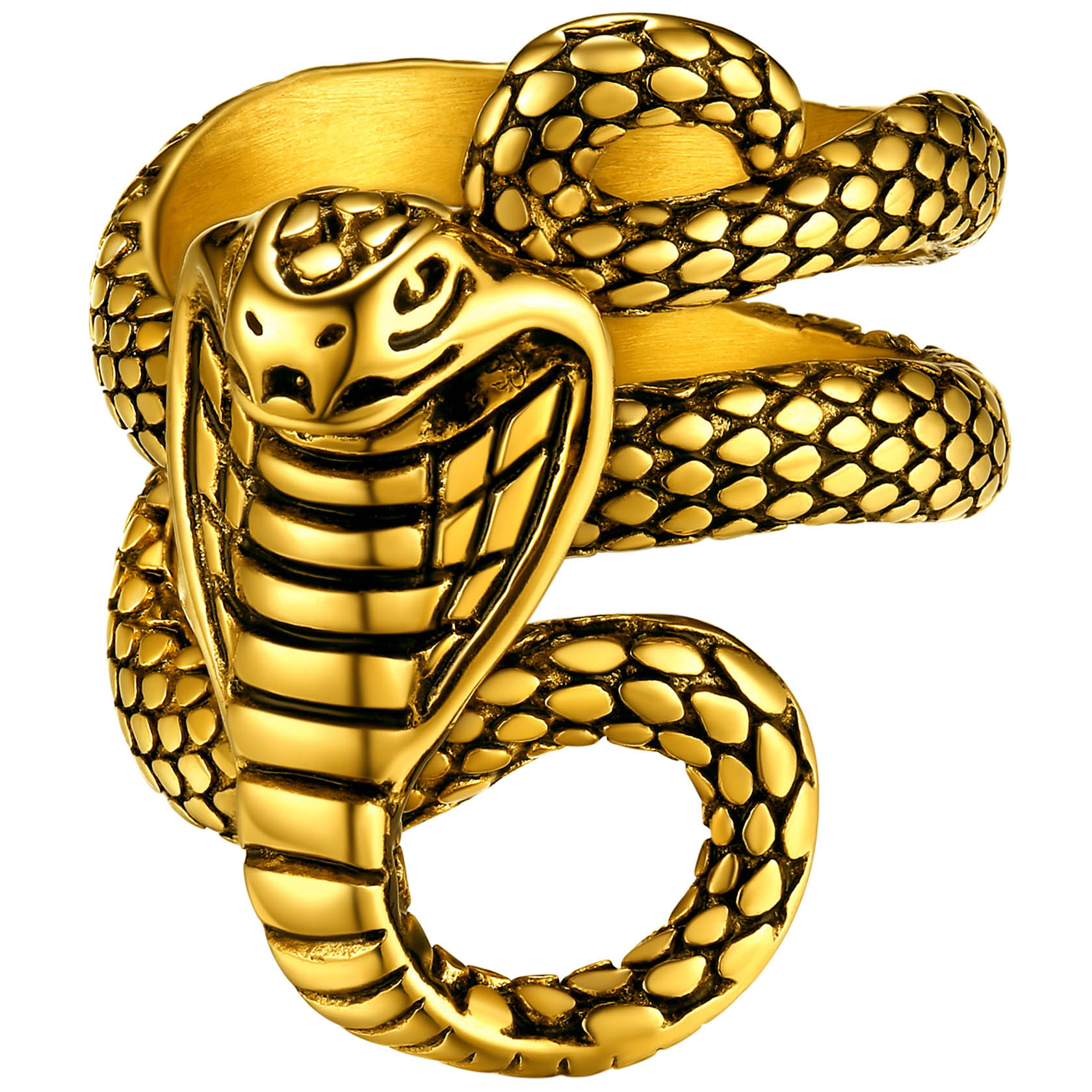 Goth Snake Ring Size 8