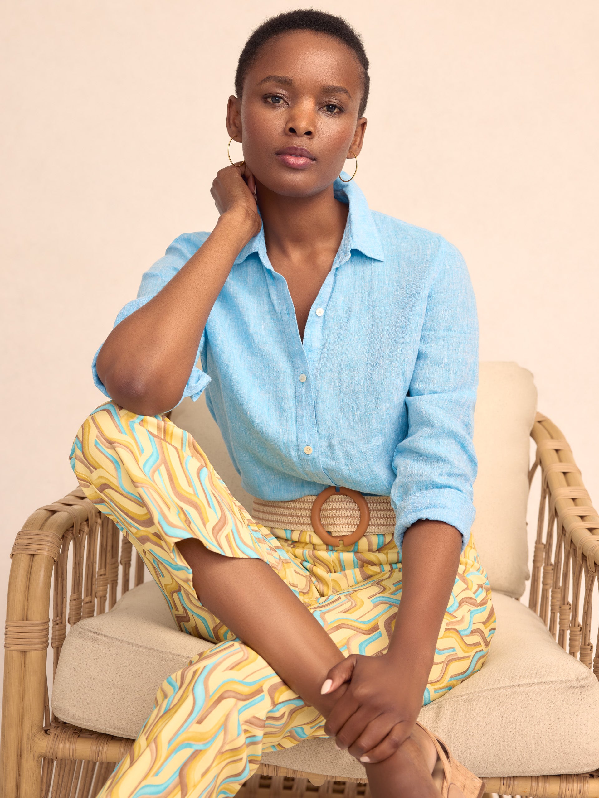 Britt Linen Shirt-New Feature DemoNew Feature Demo