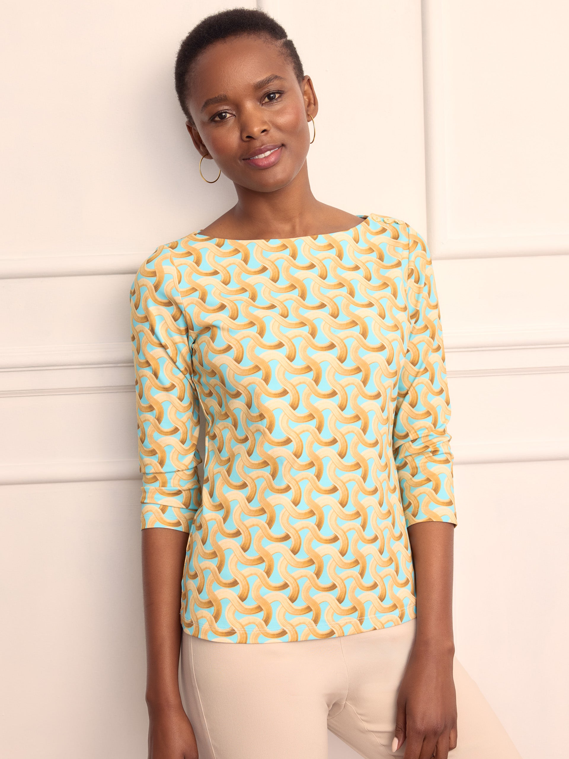 Wavesong Tee in Mini Dream Weaver-New Feature DemoNew Feature Demo