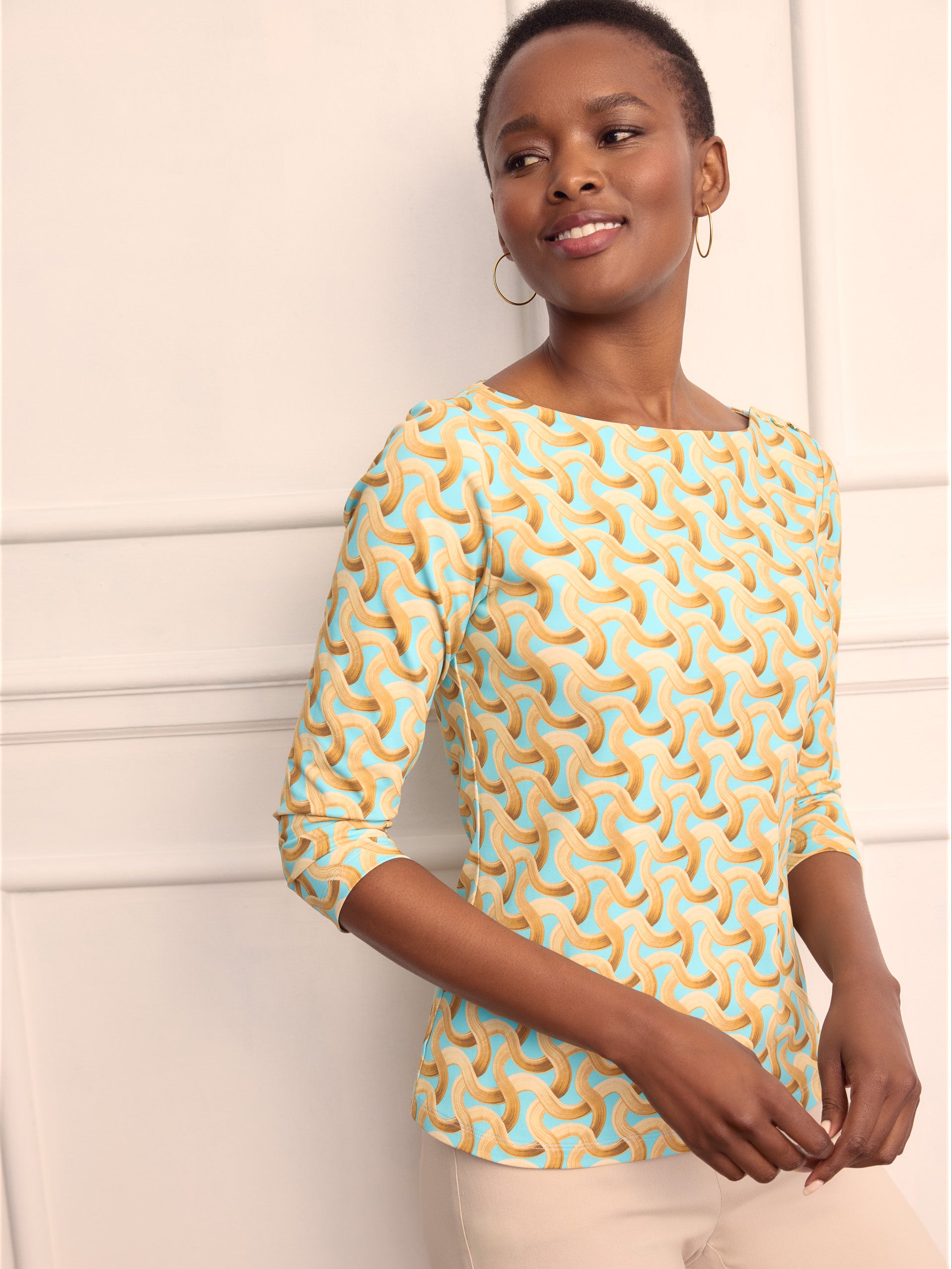 Wavesong Tee in Mini Dream Weaver-New Feature DemoNew Feature Demo