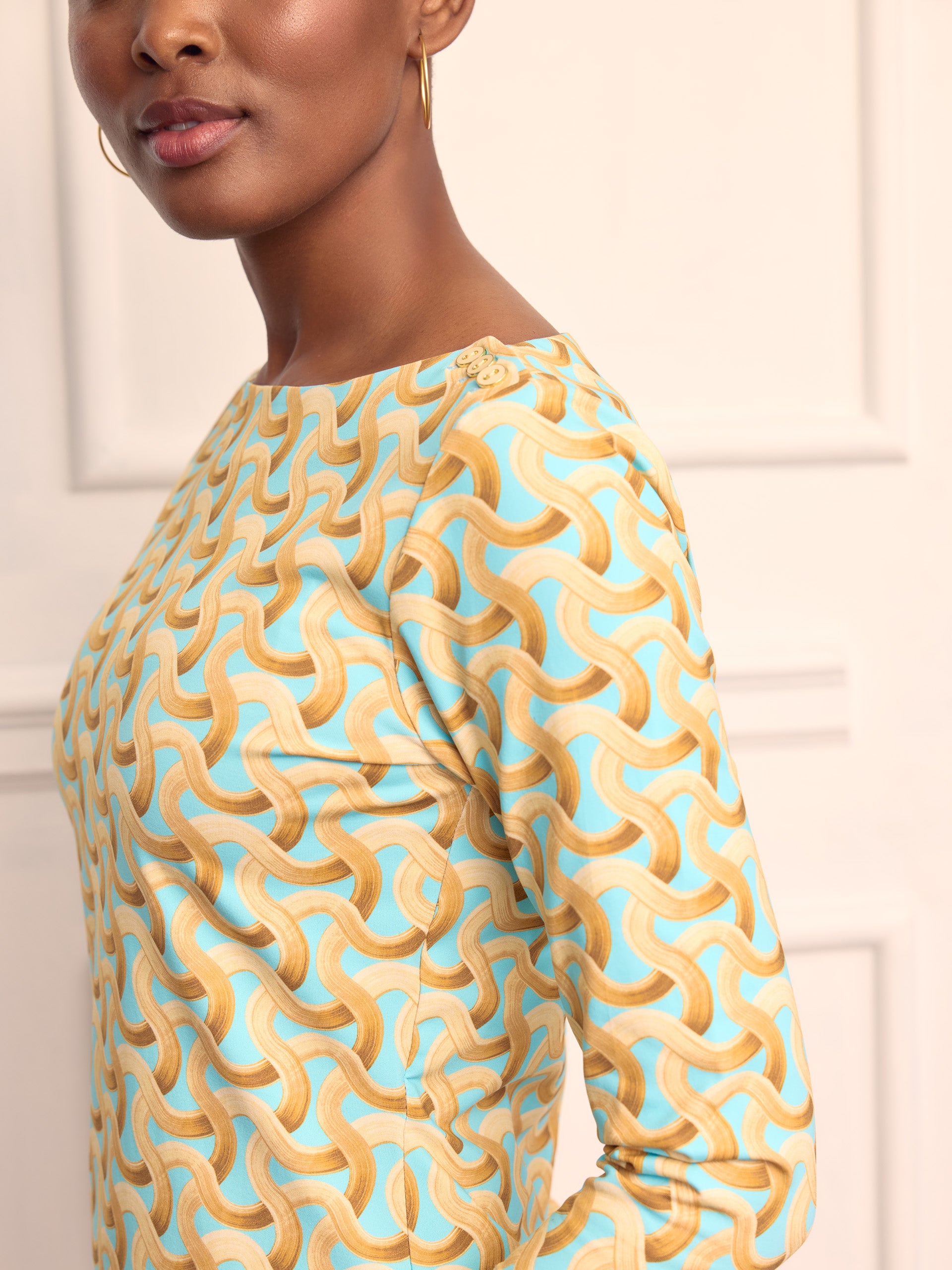 Wavesong Tee in Mini Dream Weaver-New Feature DemoNew Feature Demo