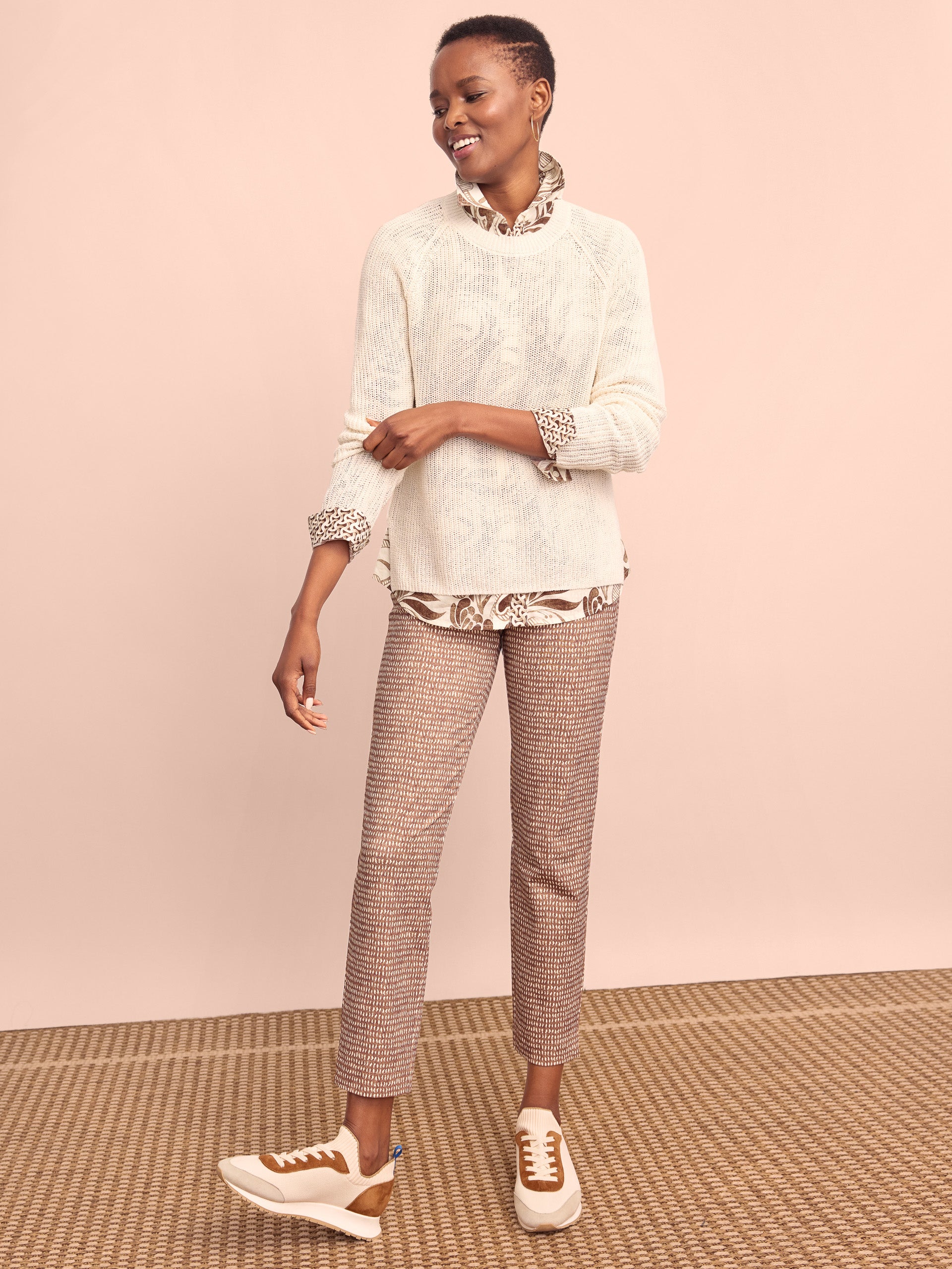 Newport Capri Pants in Abstract Order-New Feature DemoNew Feature Demo