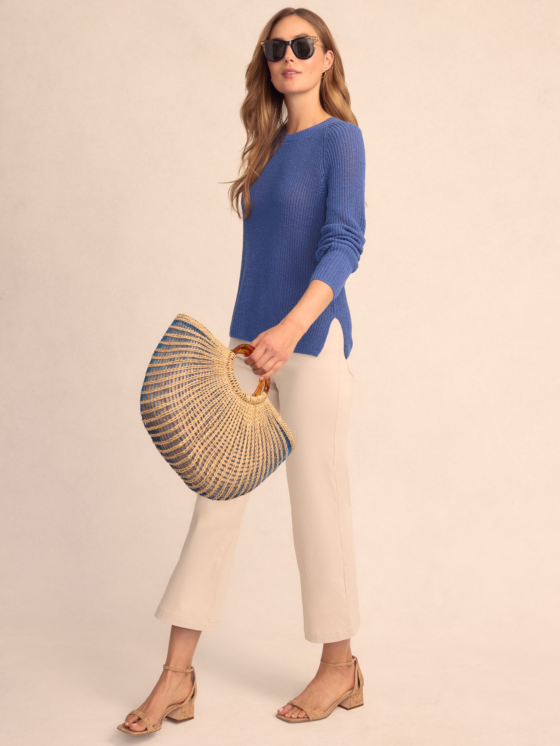 Napeague Linen Blend Sweater-New Feature DemoNew Feature Demo