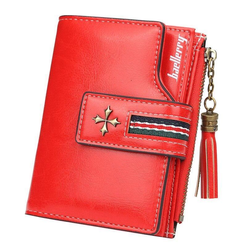Women Oil Wax Leather Small Wallet-New Feature DemoNew Feature DemomySite