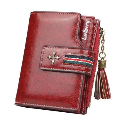 Women Oil Wax Leather Small Wallet-New Feature DemoNew Feature DemomySite