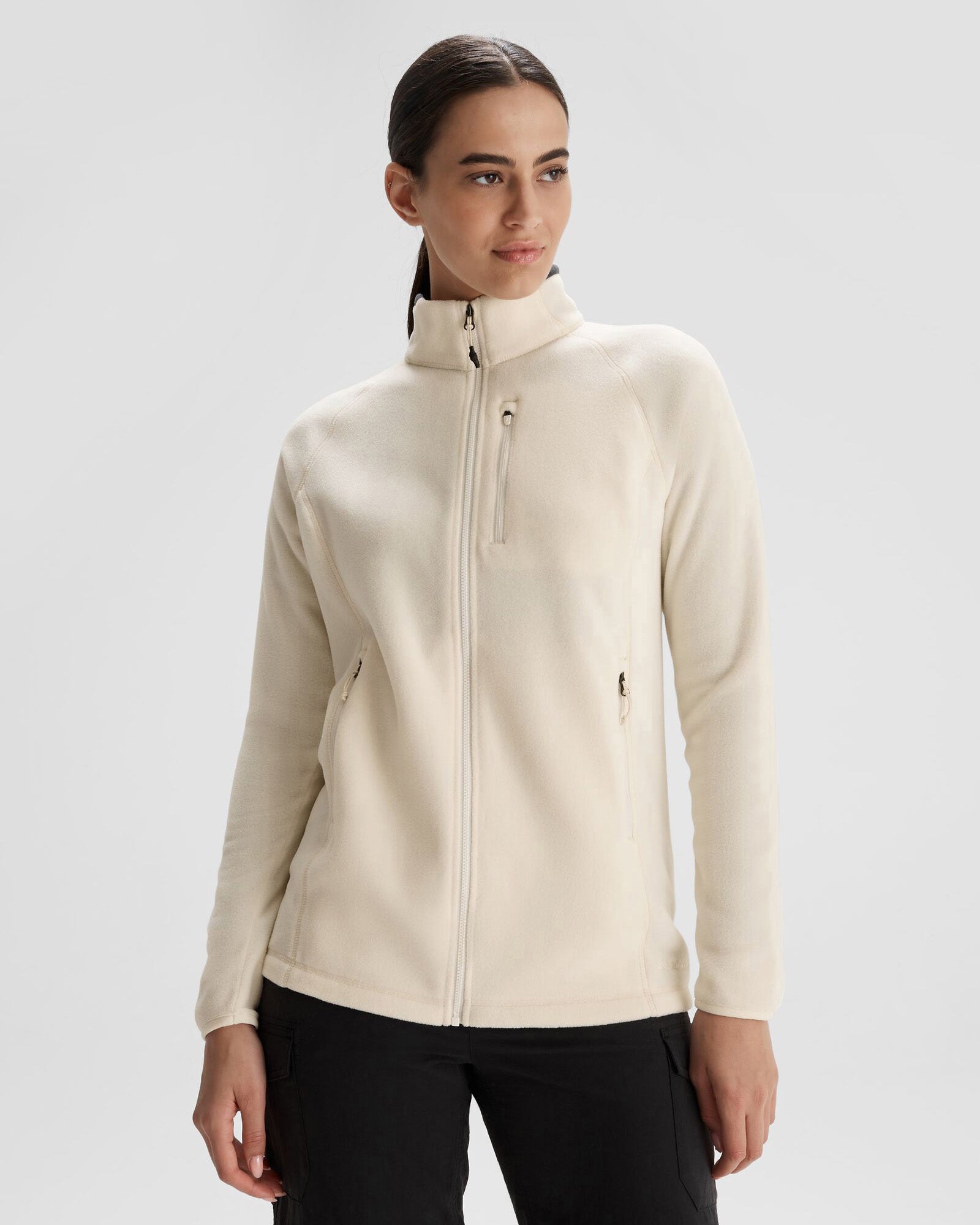 Women's Ridge 100 PrimaLoft Bio Fleece Jacket - Natural-New Feature Demo