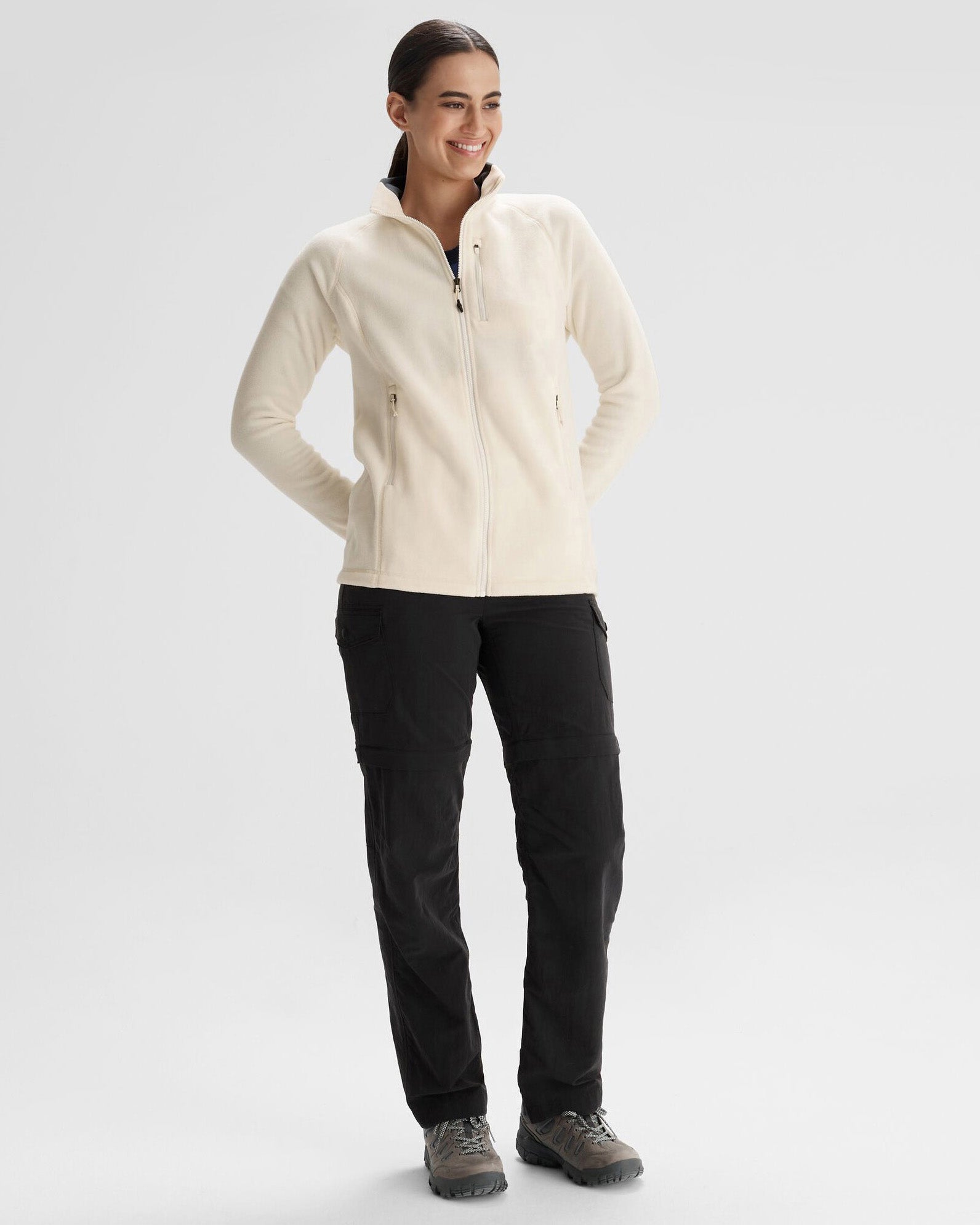 Women's Ridge 100 PrimaLoft Bio Fleece Jacket - Natural-New Feature Demo