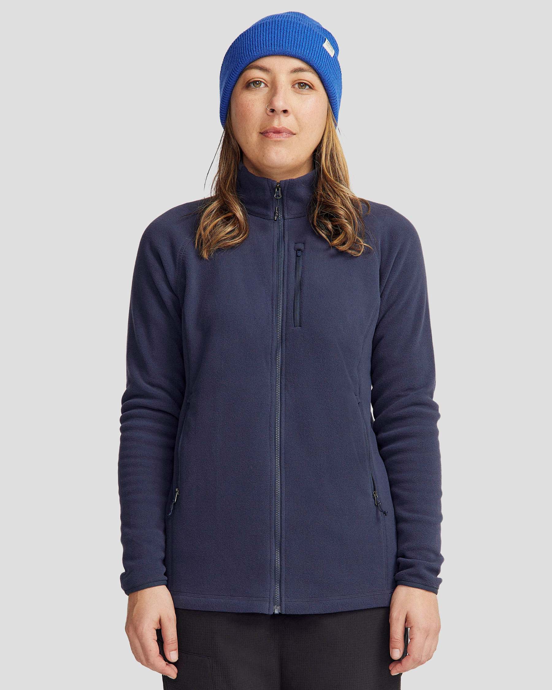 Women's Ridge 100 PrimaLoft Bio Fleece Jacket - Pure Navy-New Feature Demo