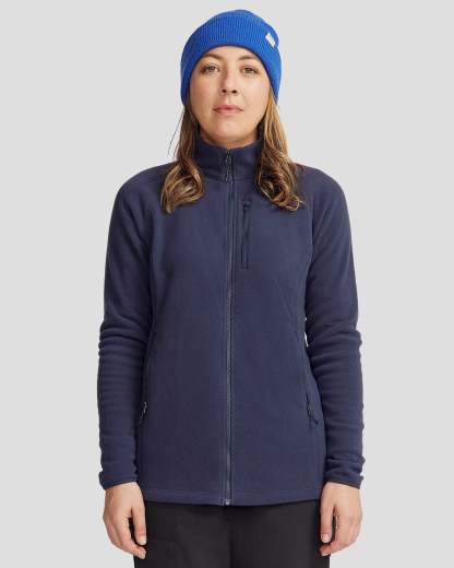 Women's Ridge 100 PrimaLoft Bio Fleece Jacket - Pure Navy-New Feature Demo