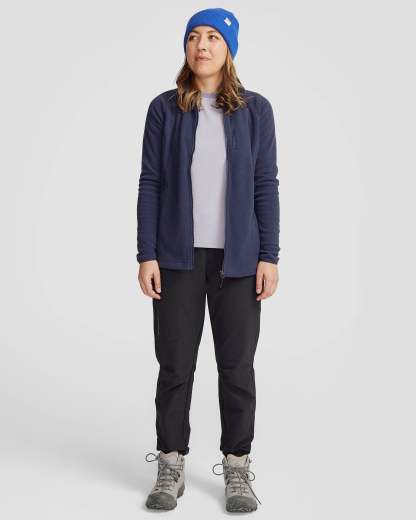 Women's Ridge 100 PrimaLoft Bio Fleece Jacket - Pure Navy-New Feature Demo