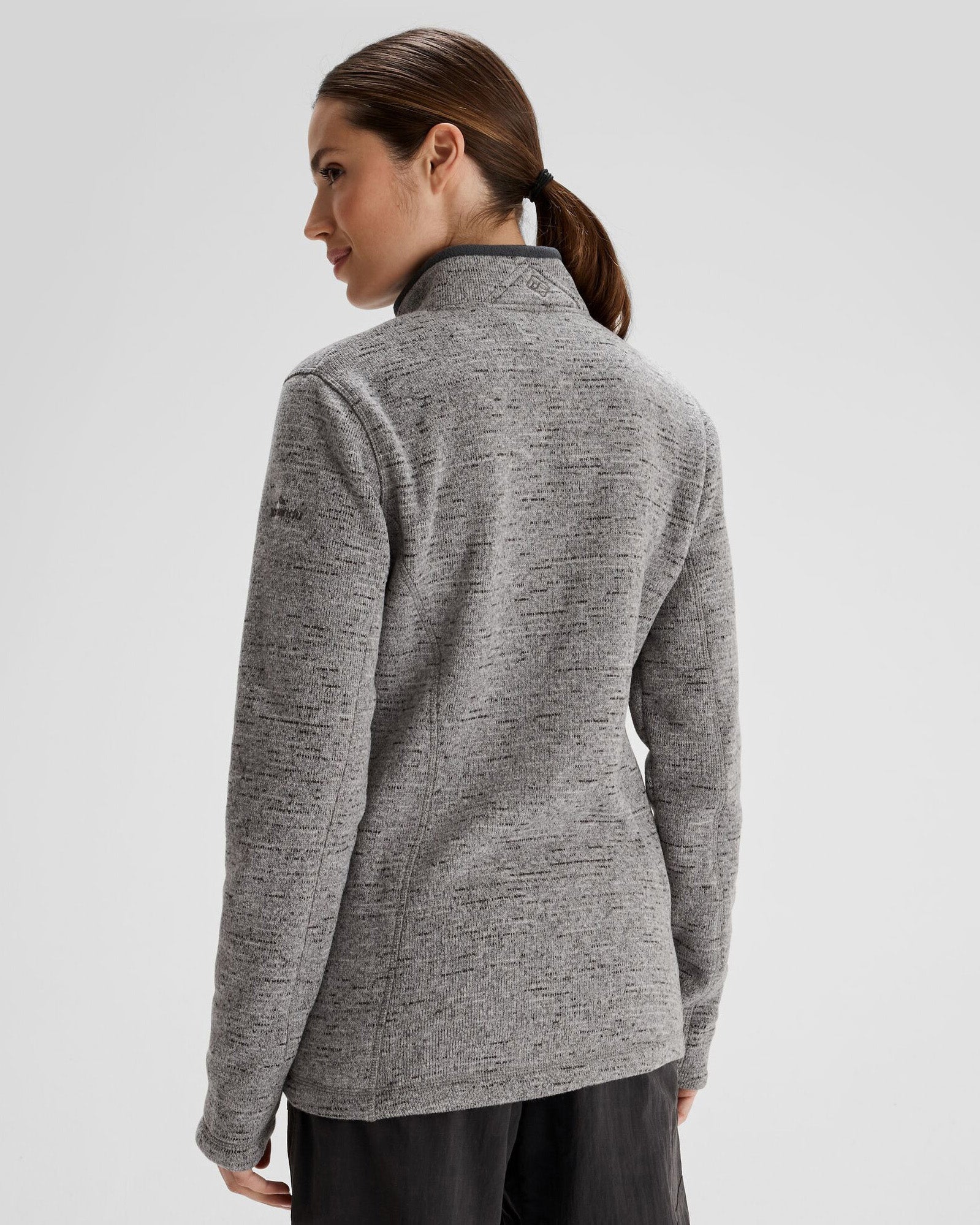 Women's Aikman Fleece Jacket - Steel Grey Marle-New Feature Demo