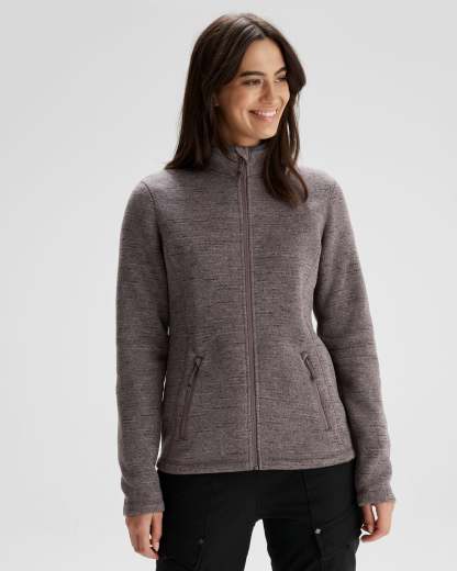Women's Aikman Fleece Jacket - Quartz Marle-New Feature Demo