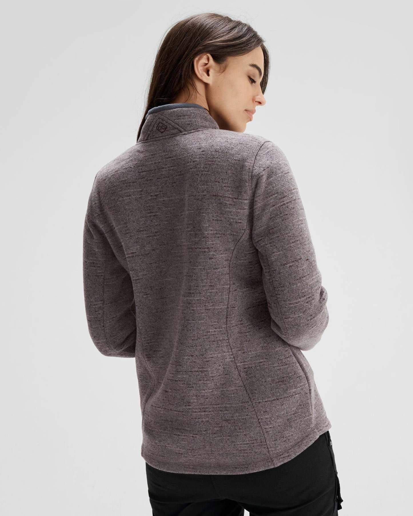 Women's Aikman Fleece Jacket - Quartz Marle-New Feature Demo
