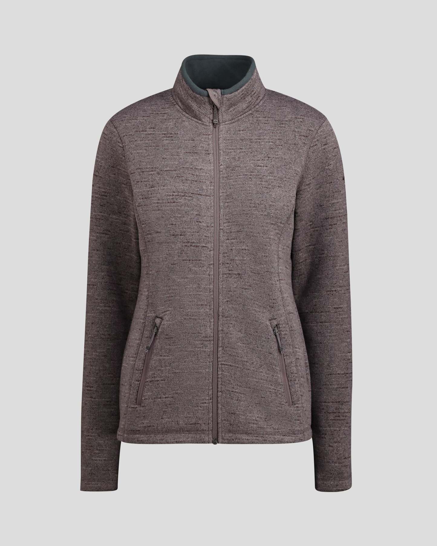 Women's Aikman Fleece Jacket - Quartz Marle-New Feature Demo