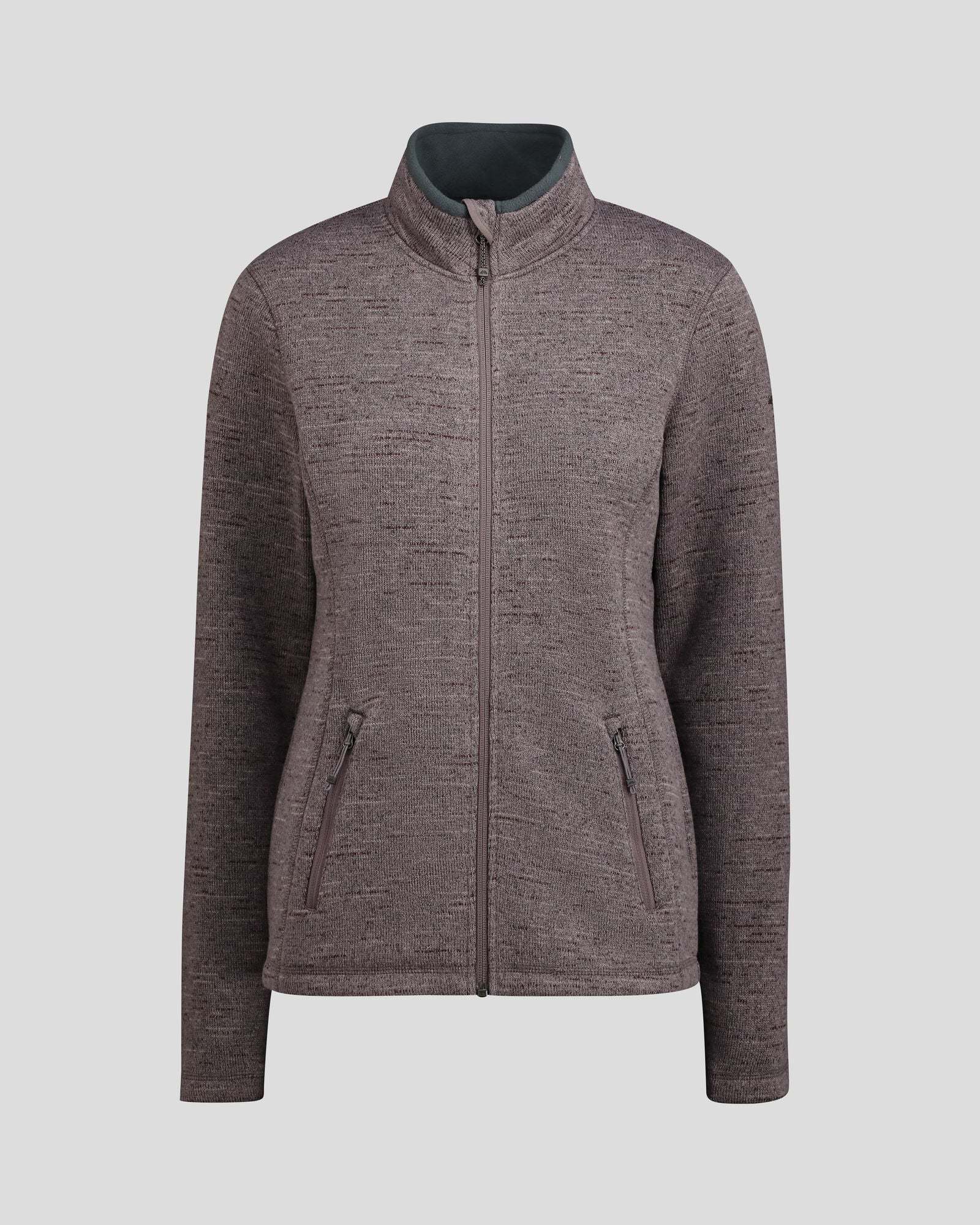 Women's Aikman Fleece Jacket - Quartz Marle-New Feature Demo