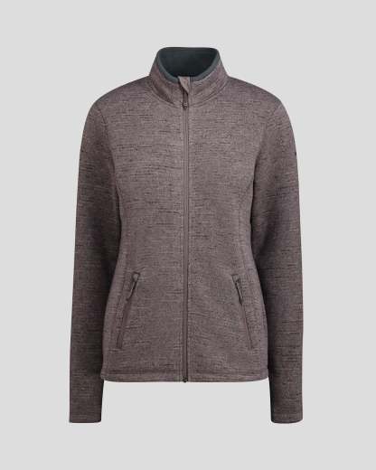 Women's Aikman Fleece Jacket - Quartz Marle-New Feature Demo