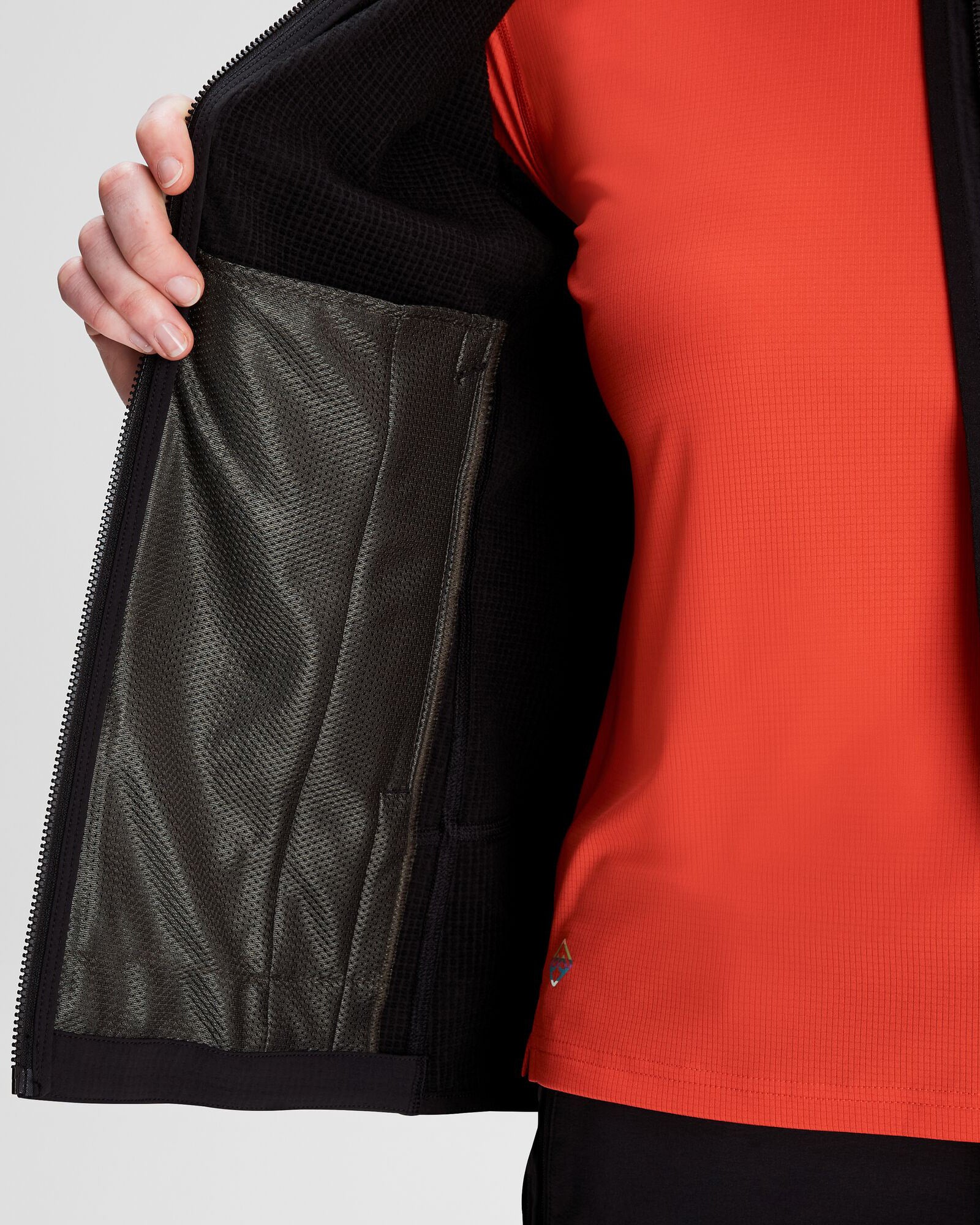 Women's Aysen Hooded Fleece Jacket - Black Stingray-New Feature Demo