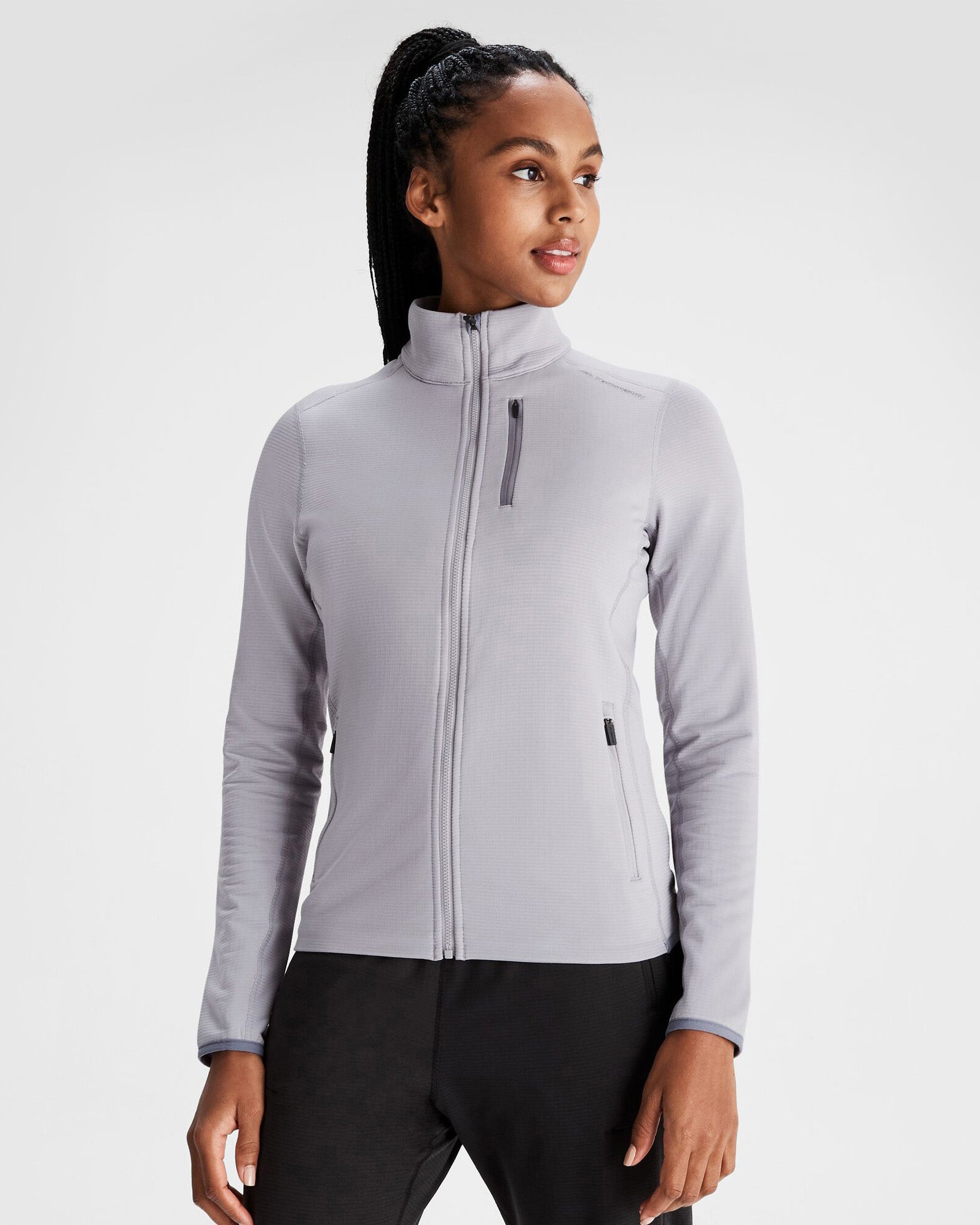Women's Seeker Fleece Jacket - Light Haze-New Feature Demo