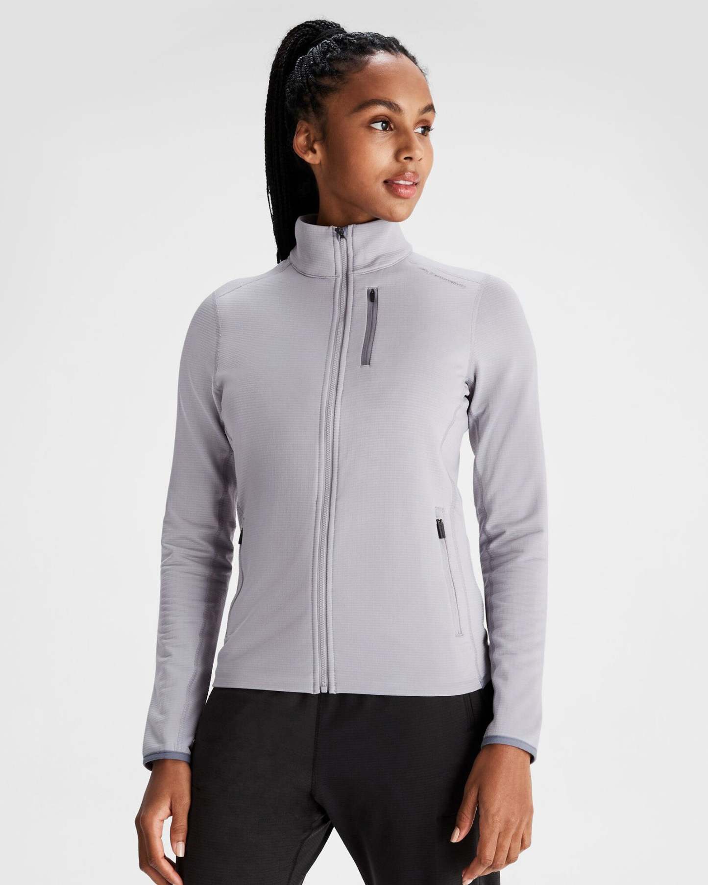 Women's Seeker Fleece Jacket - Light Haze-New Feature Demo