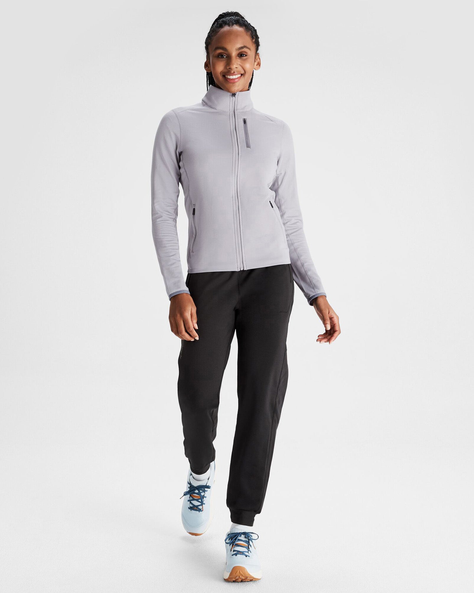 Women's Seeker Fleece Jacket - Light Haze-New Feature Demo