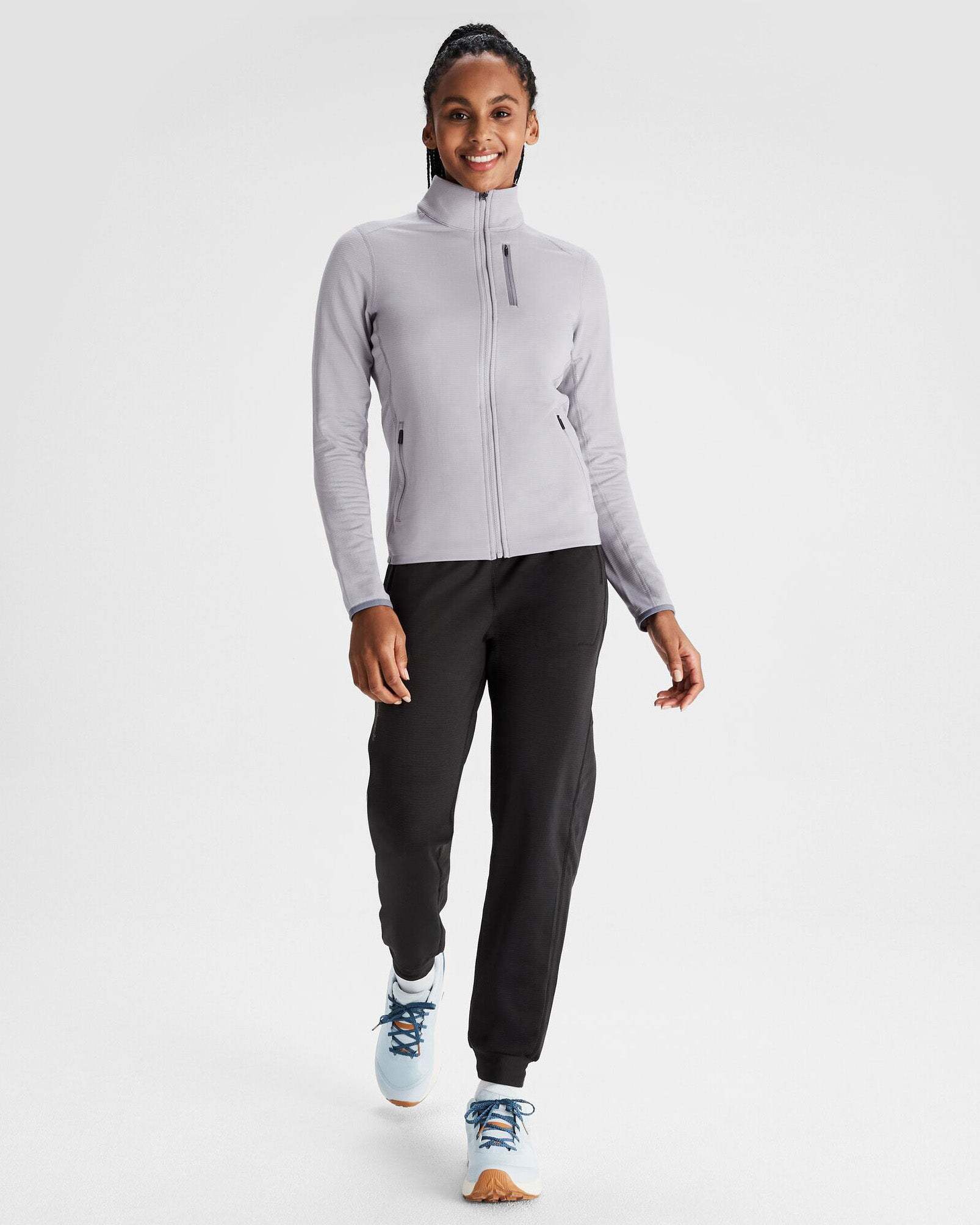 Women's Seeker Fleece Jacket - Light Haze-New Feature Demo