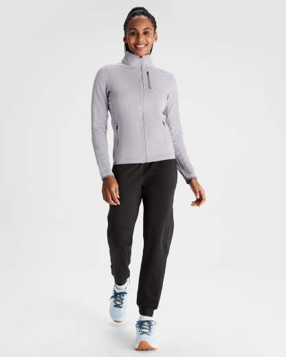 Women's Seeker Fleece Jacket - Light Haze-New Feature Demo