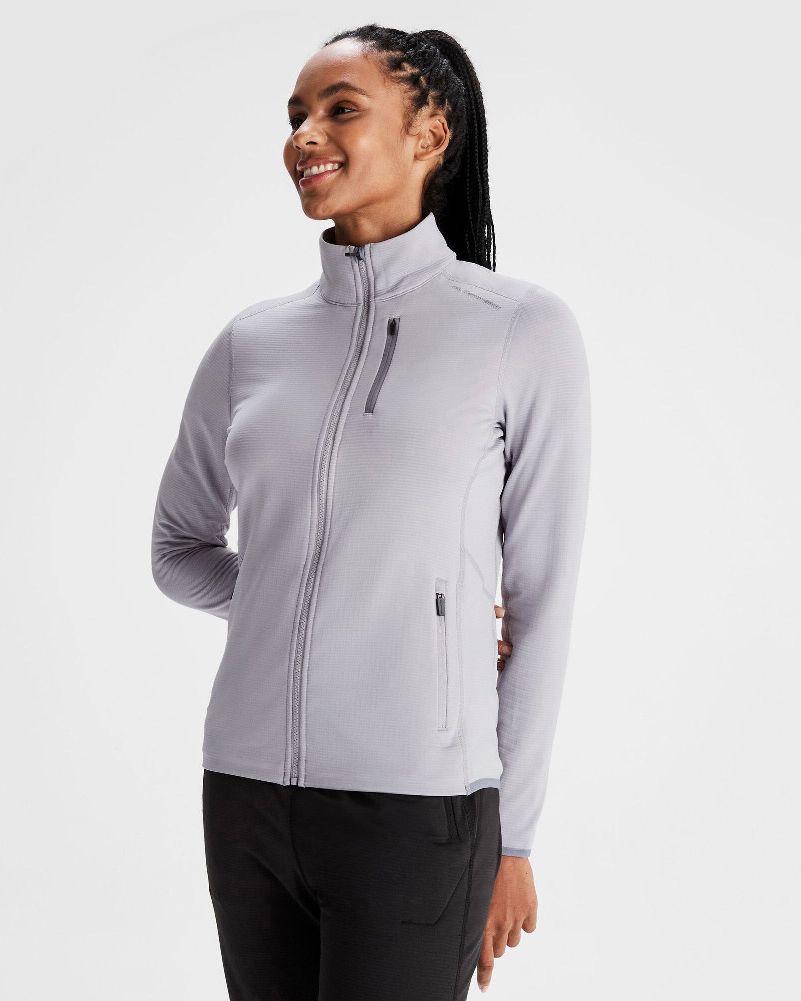 Women's Seeker Fleece Jacket - Light Haze-New Feature Demo