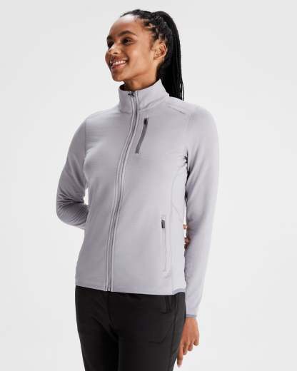 Women's Seeker Fleece Jacket - Light Haze-New Feature Demo
