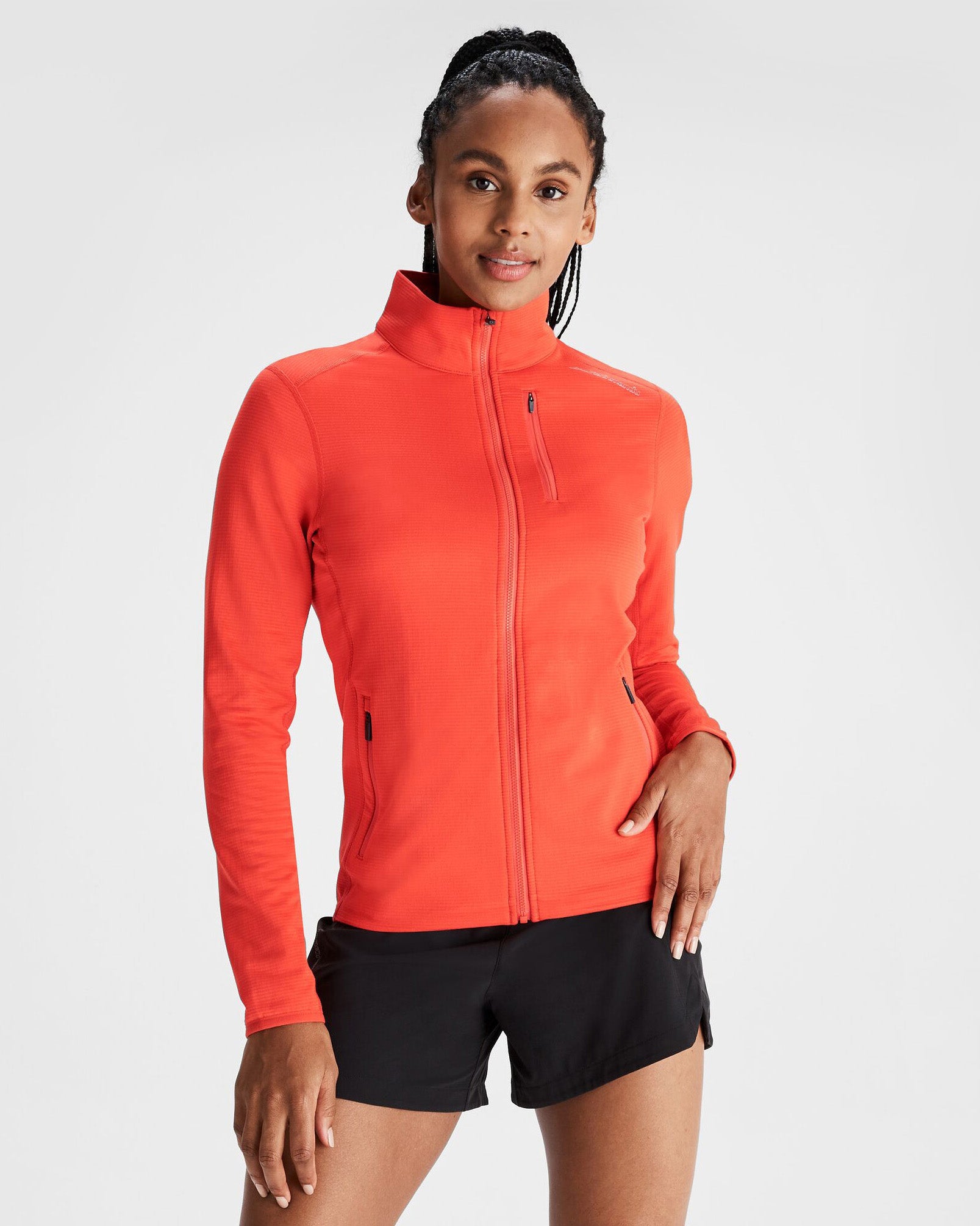 Women's Seeker Fleece Jacket - Hut Orange-New Feature Demo