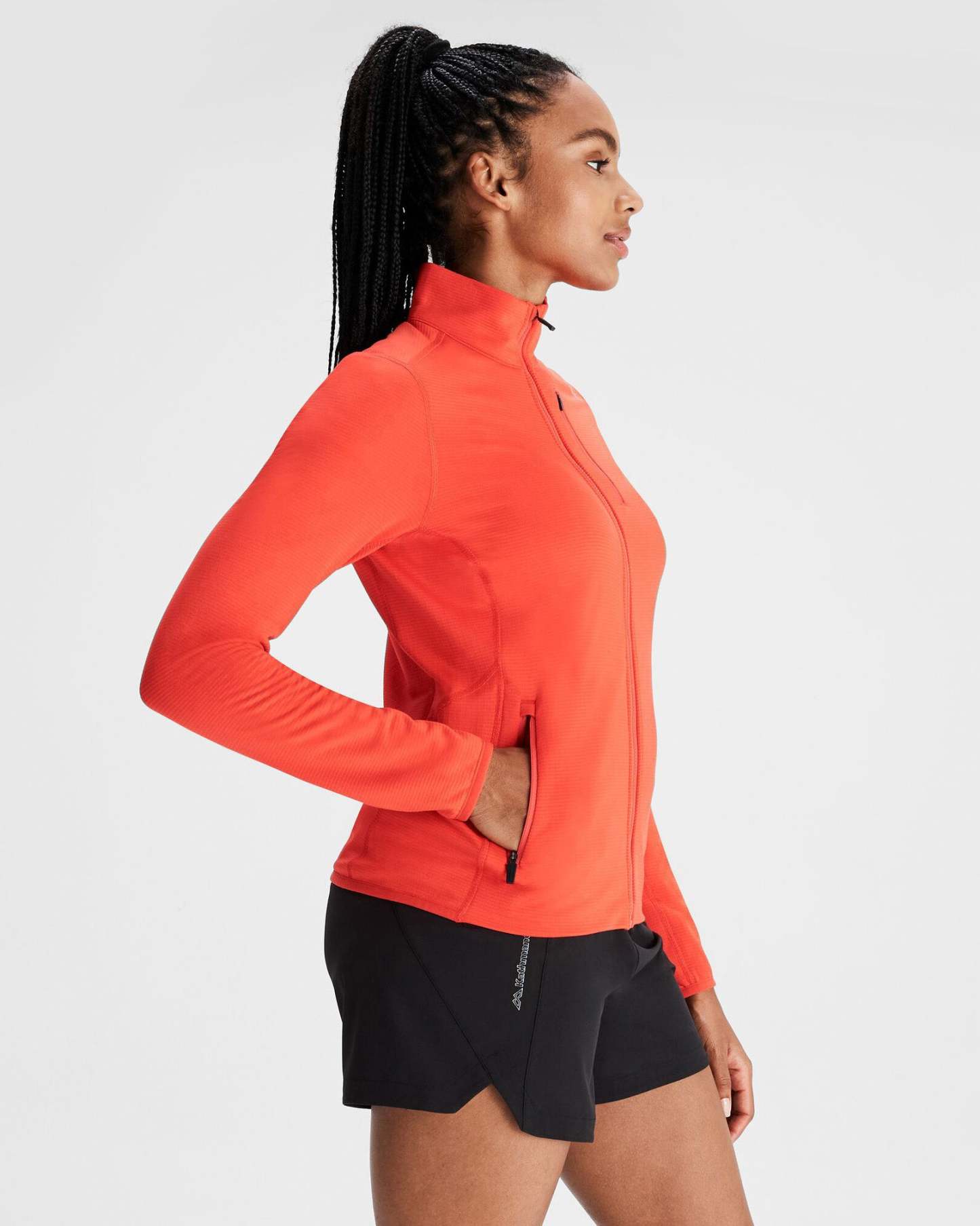 Women's Seeker Fleece Jacket - Hut Orange-New Feature Demo