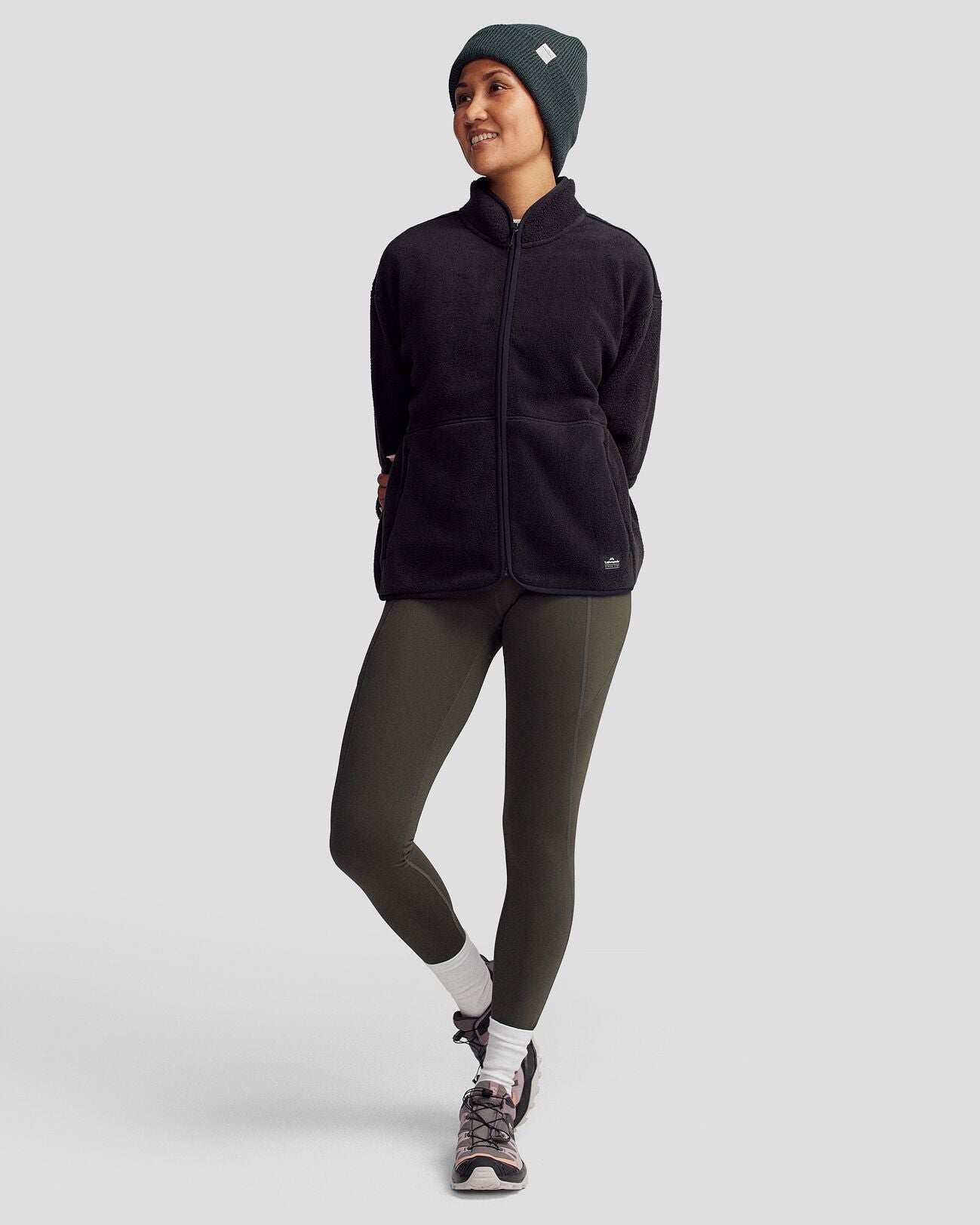Women's Trailhead Fleece Jacket - Black Stingray-New Feature Demo
