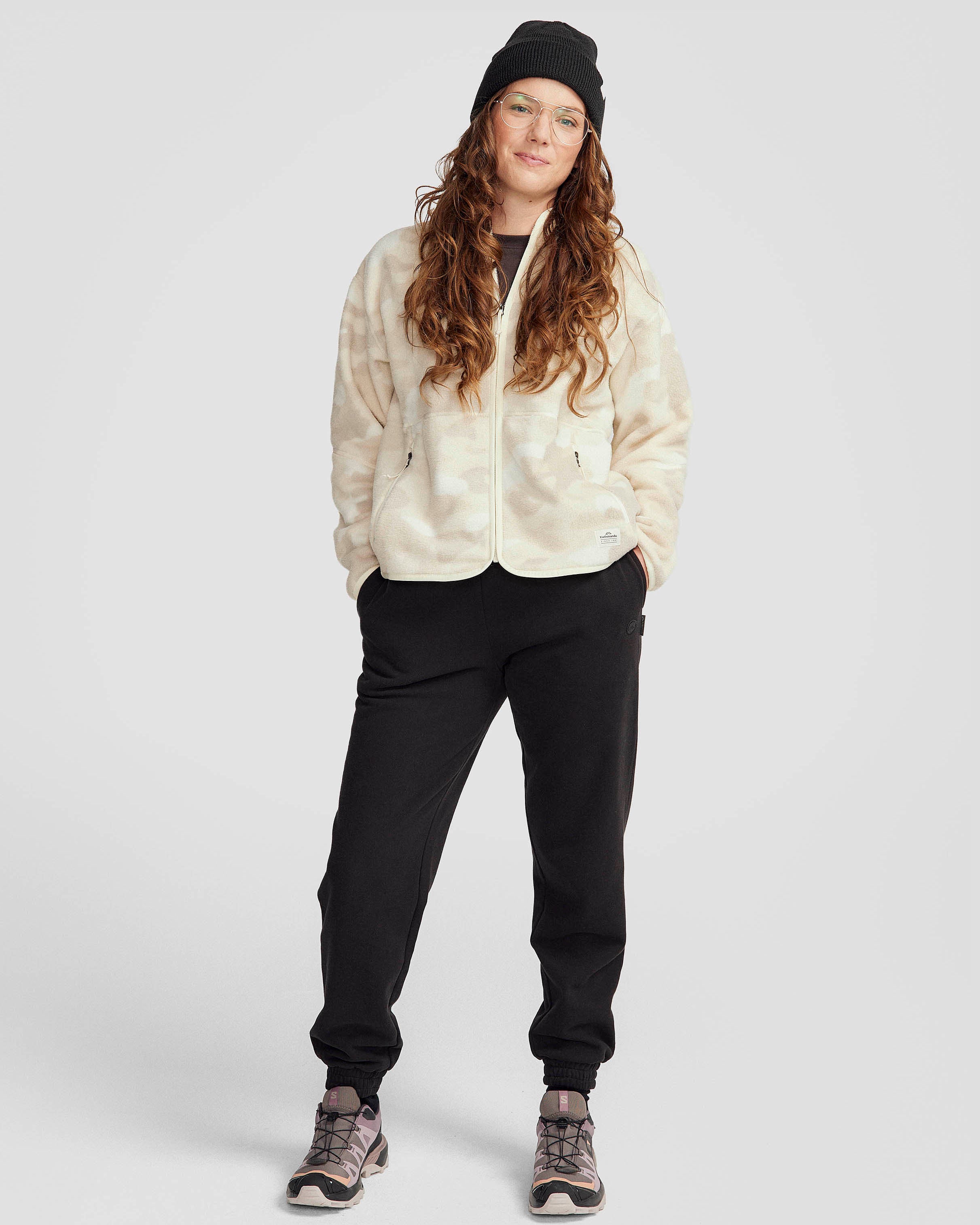 Women's Trailhead Fleece Jacket - Natural Tree Camo Print-New Feature Demo