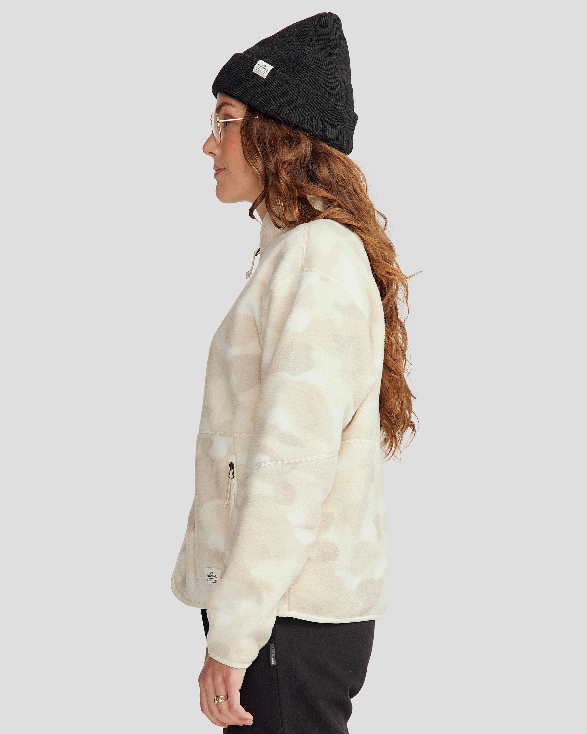 Women's Trailhead Fleece Jacket - Natural Tree Camo Print-New Feature Demo