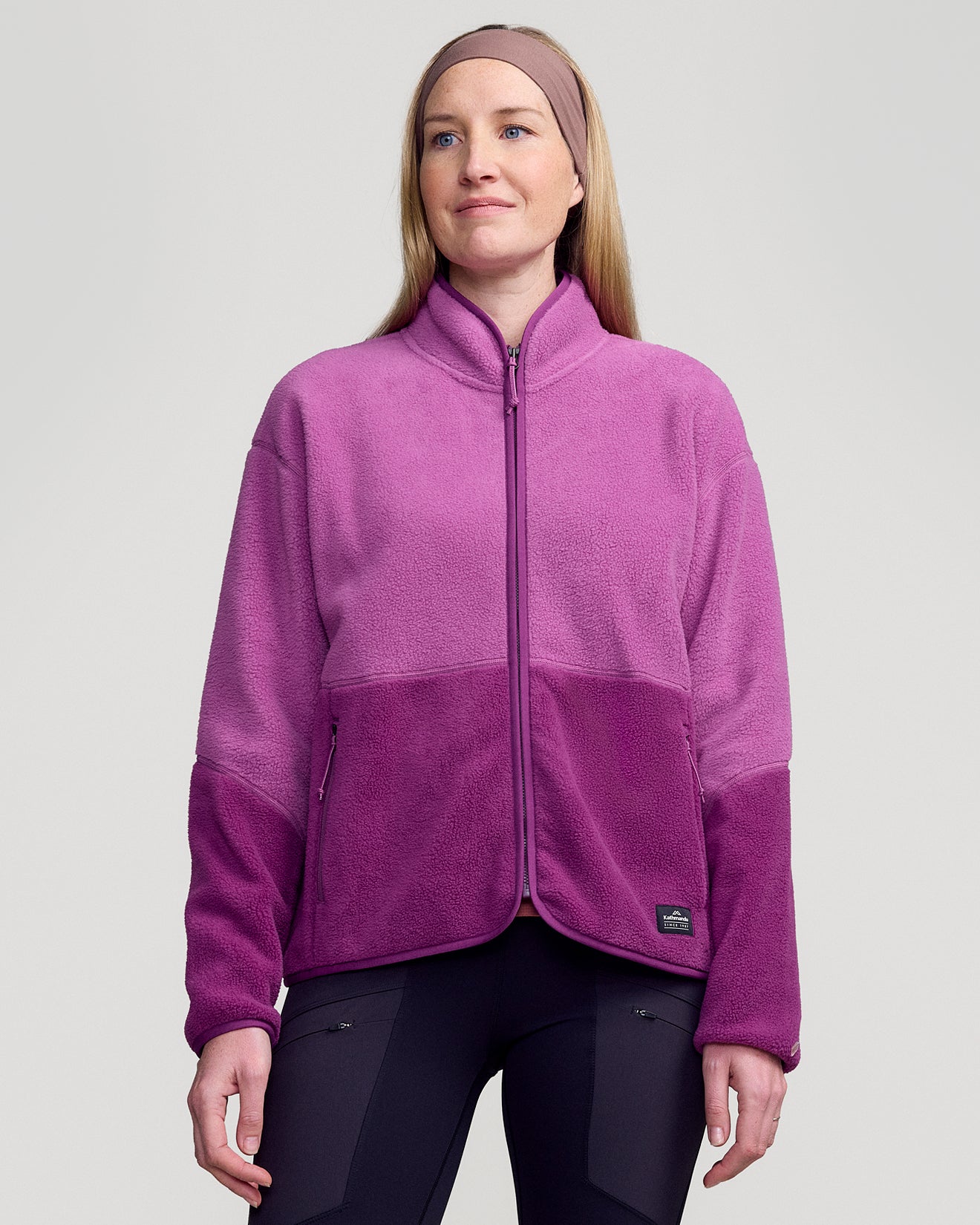 Women's Trailhead Fleece Jacket - Berry/Washed Berry-New Feature Demo