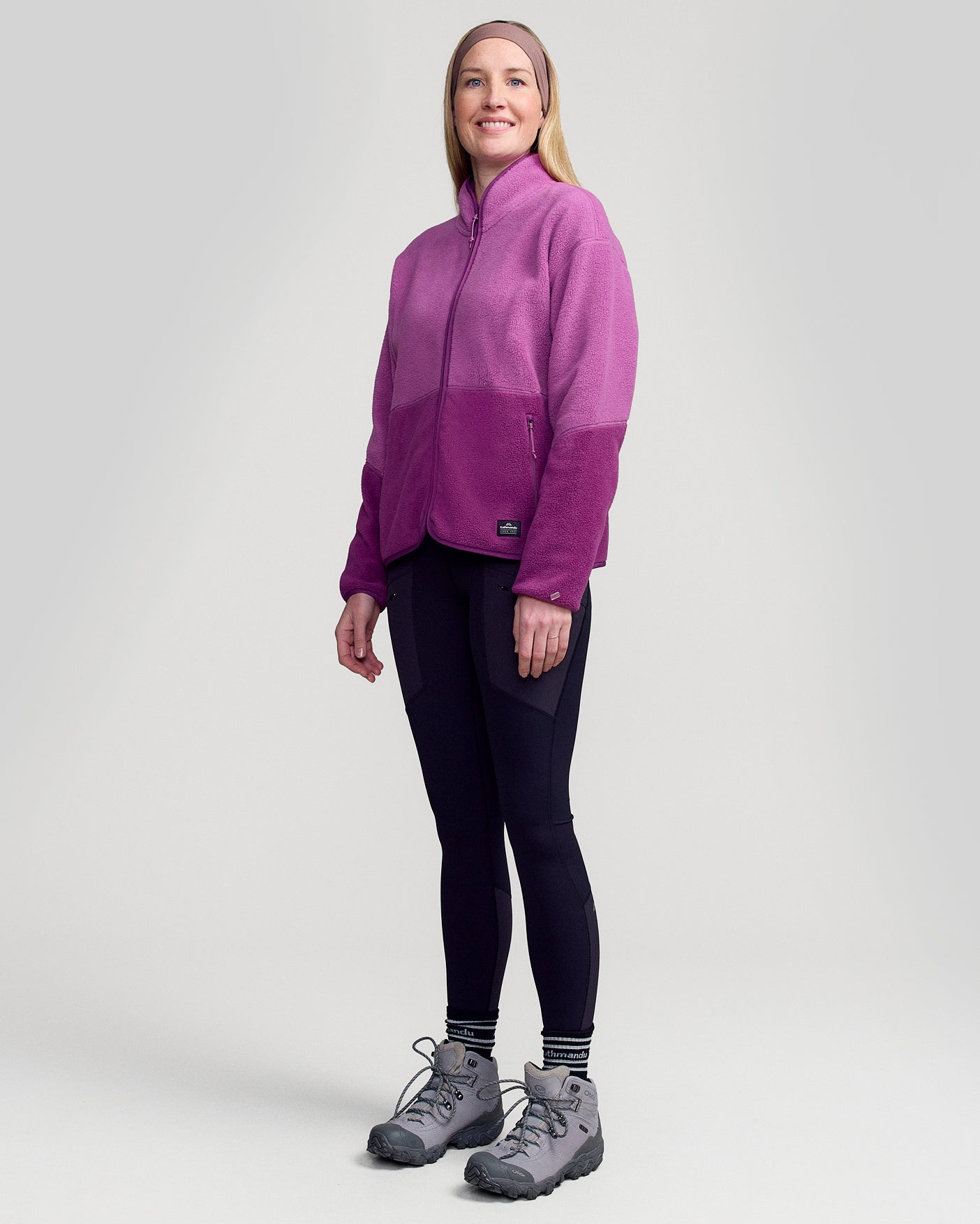Women's Trailhead Fleece Jacket - Berry/Washed Berry-New Feature Demo