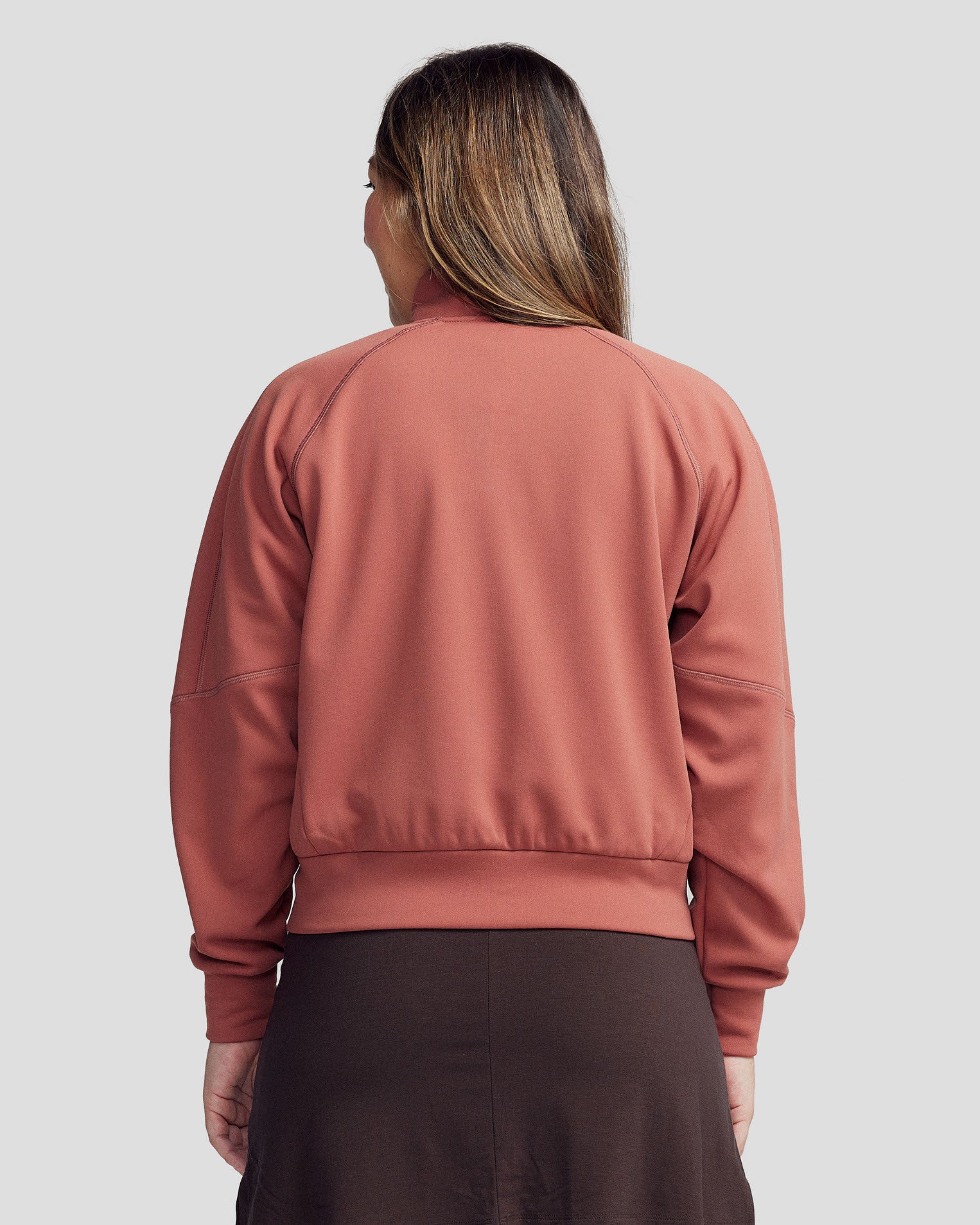 Women’s Anytime Bomber Jacket  -  Dark Clay-New Feature Demo