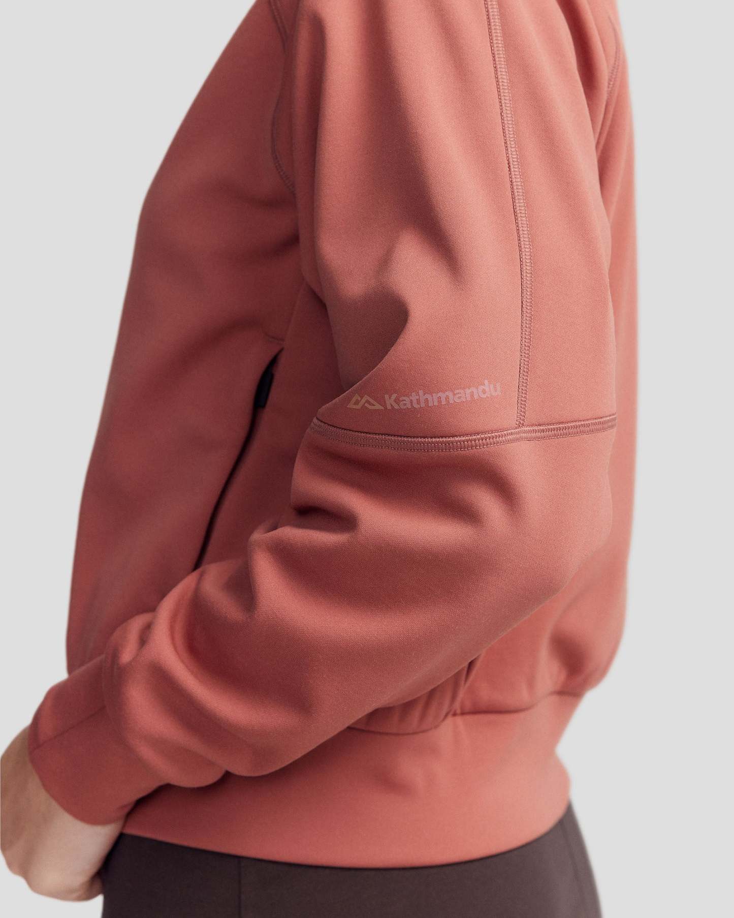 Women’s Anytime Bomber Jacket  -  Dark Clay-New Feature Demo