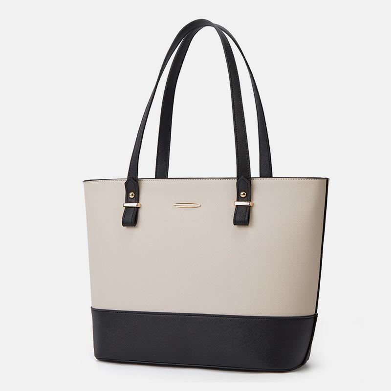 3PCS Retro Large Capacity Handbag Tote Bag Set-New Feature DemoNew Feature DemomySite